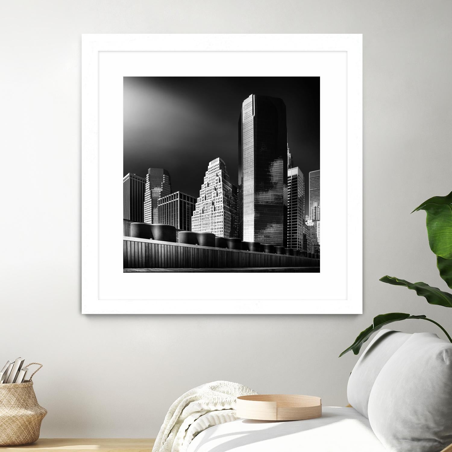 Skyline by Bauer 1X on GIANT ART - black city scene