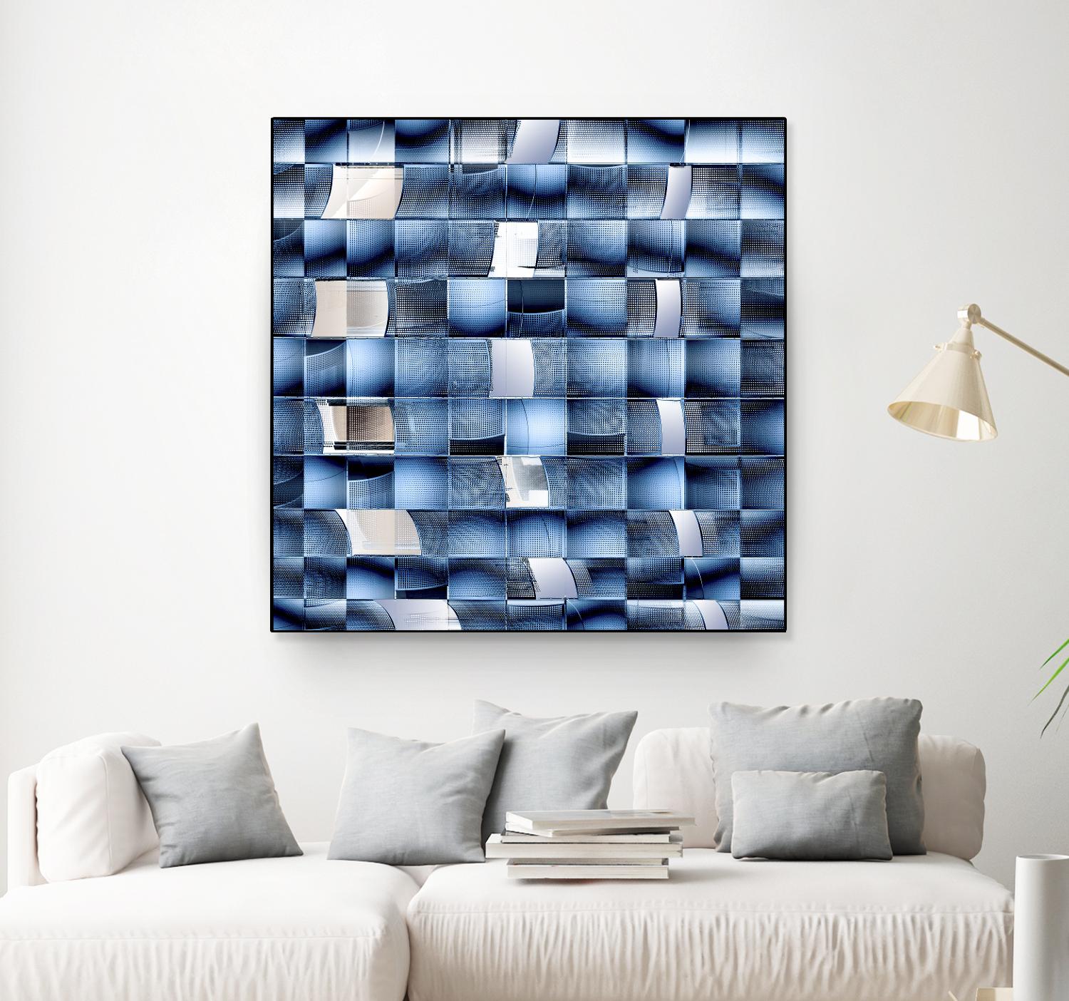 Verschelden - Fractal chaos by 1X on GIANT ART - white photo art