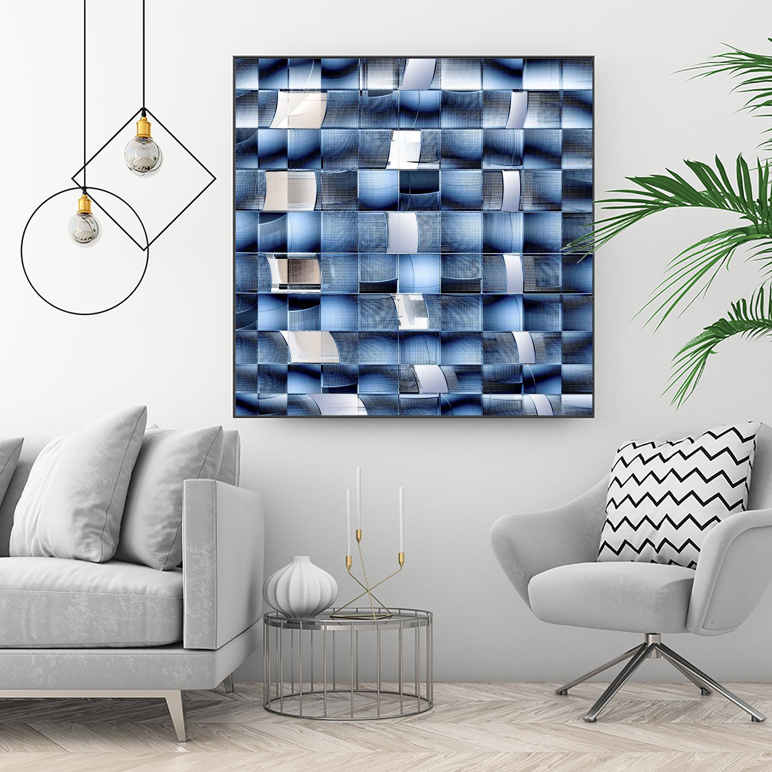 Verschelden - Fractal chaos by 1X on GIANT ART - white photo art