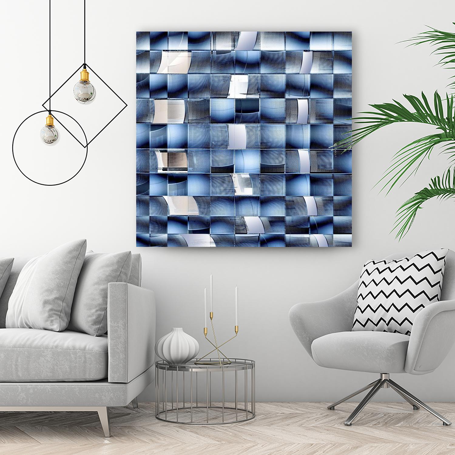 Verschelden - Fractal chaos by 1X on GIANT ART - white photo art