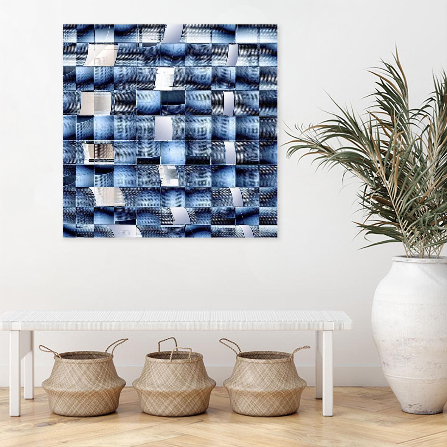 Verschelden - Fractal chaos by 1X on GIANT ART - white photo art