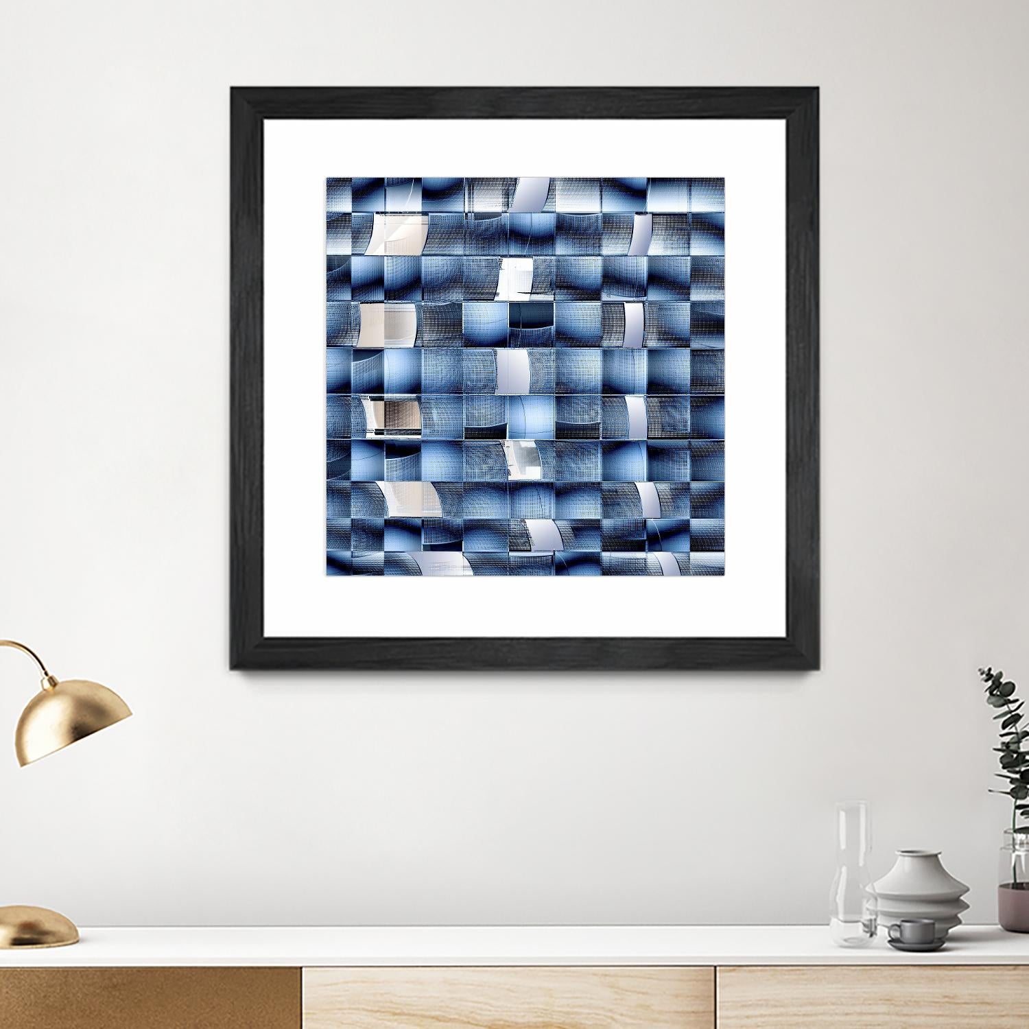 Verschelden - Fractal chaos by 1X on GIANT ART - white photo art