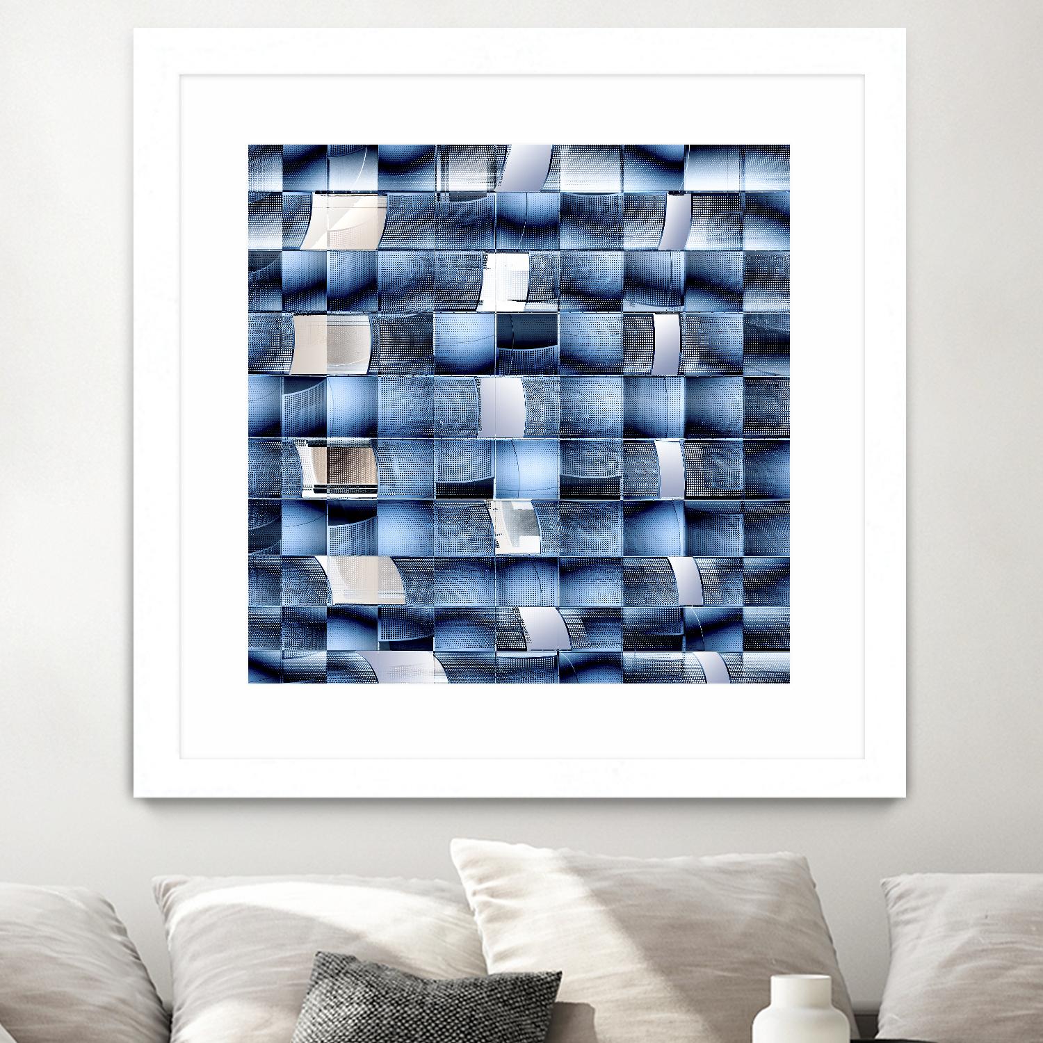 Verschelden - Fractal chaos by 1X on GIANT ART - white photo art