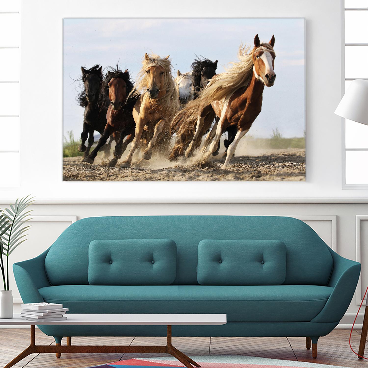 Wong - Lucky Six by 1X on GIANT ART - blue photo art