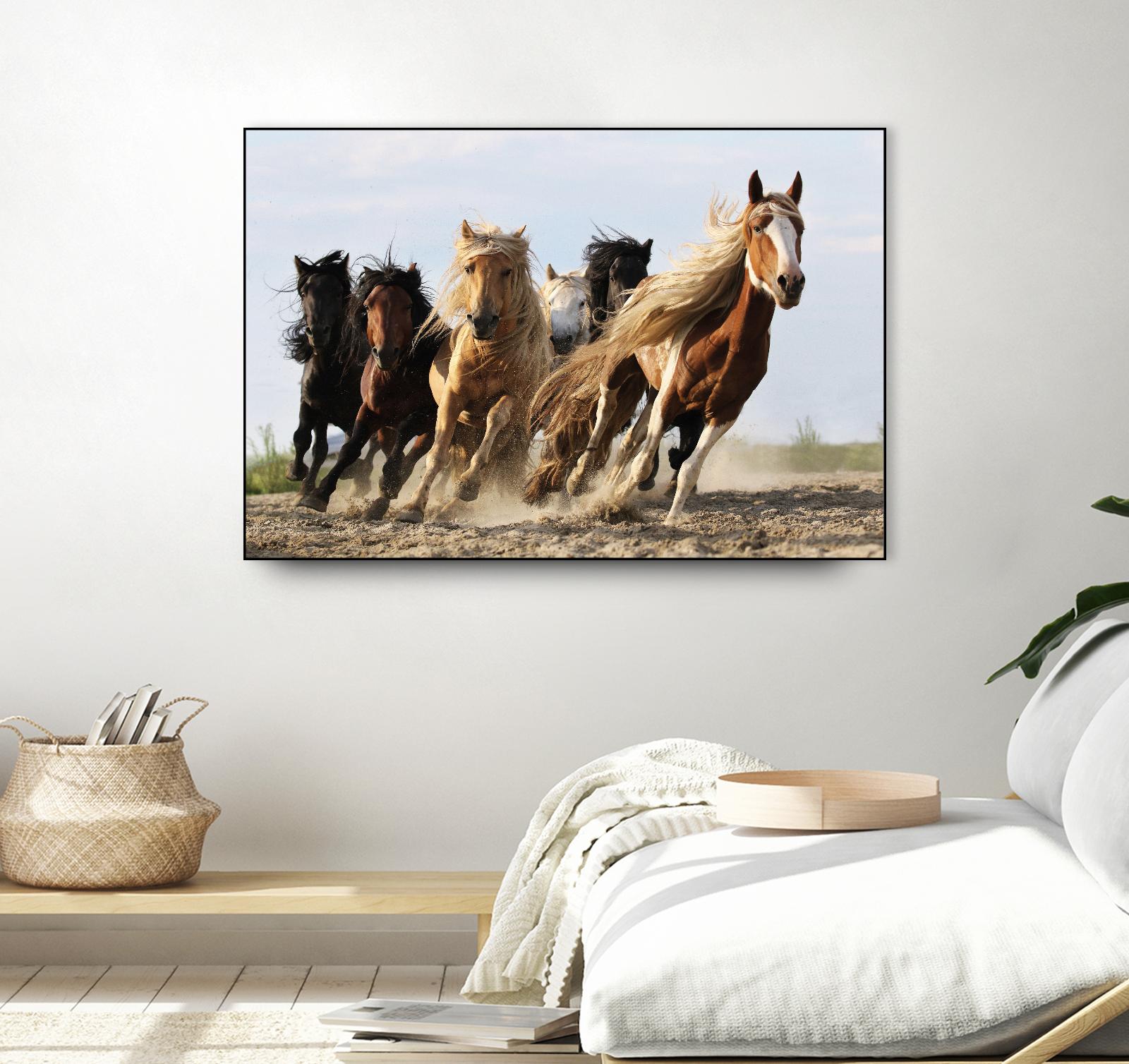 Wong - Lucky Six by 1X on GIANT ART - blue photo art