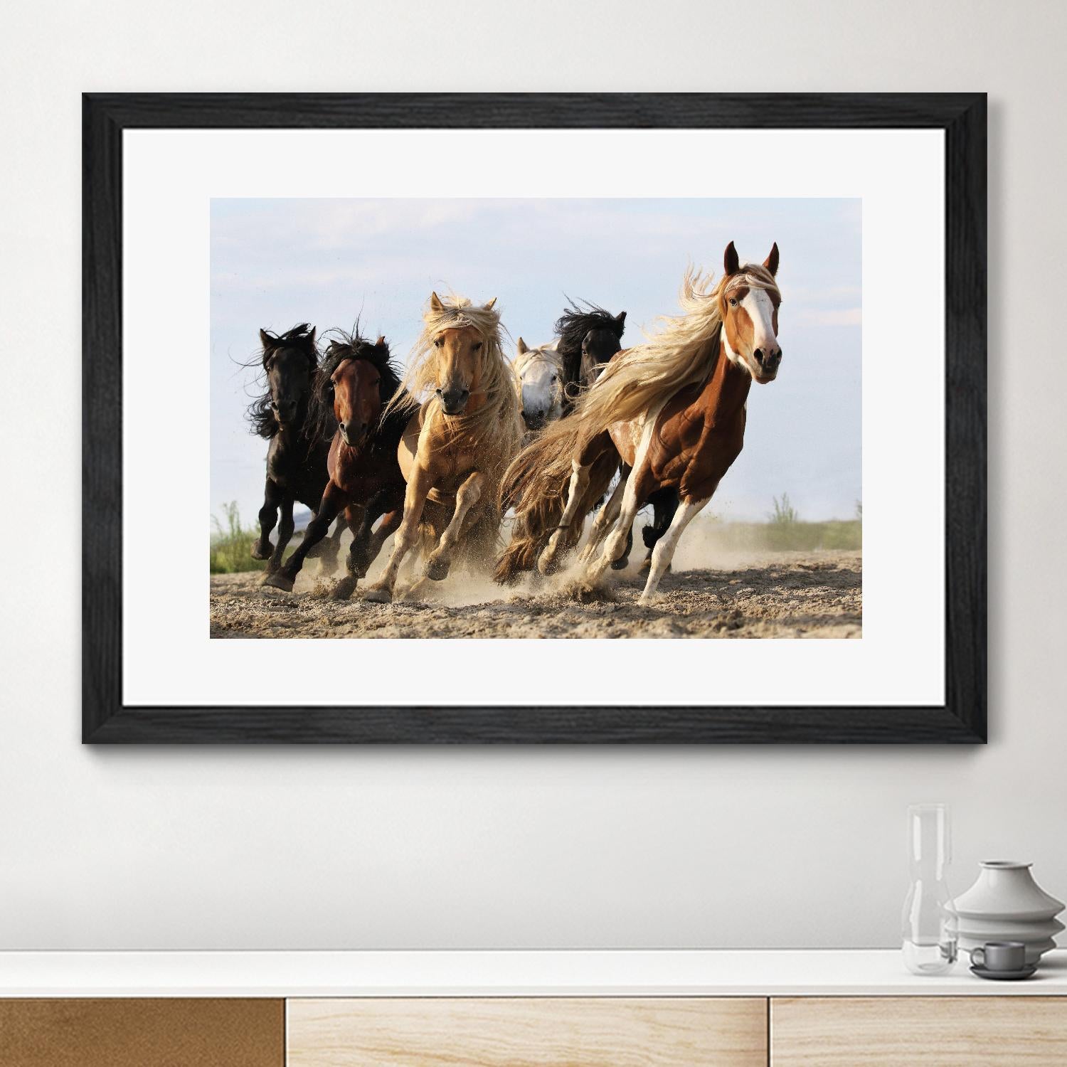 Wong - Lucky Six by 1X on GIANT ART - blue photo art