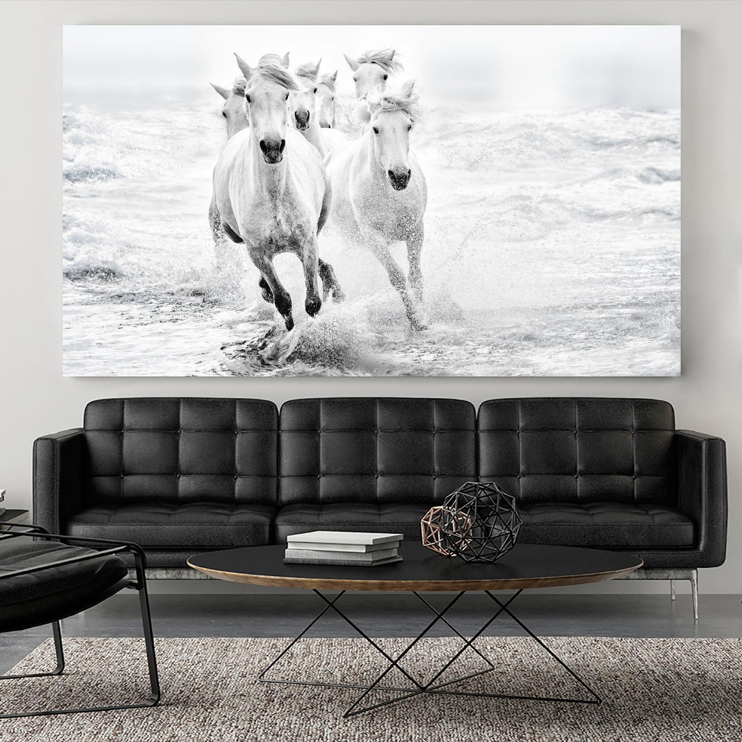Bressy - Running in the sea by 1X on GIANT ART - white photo art