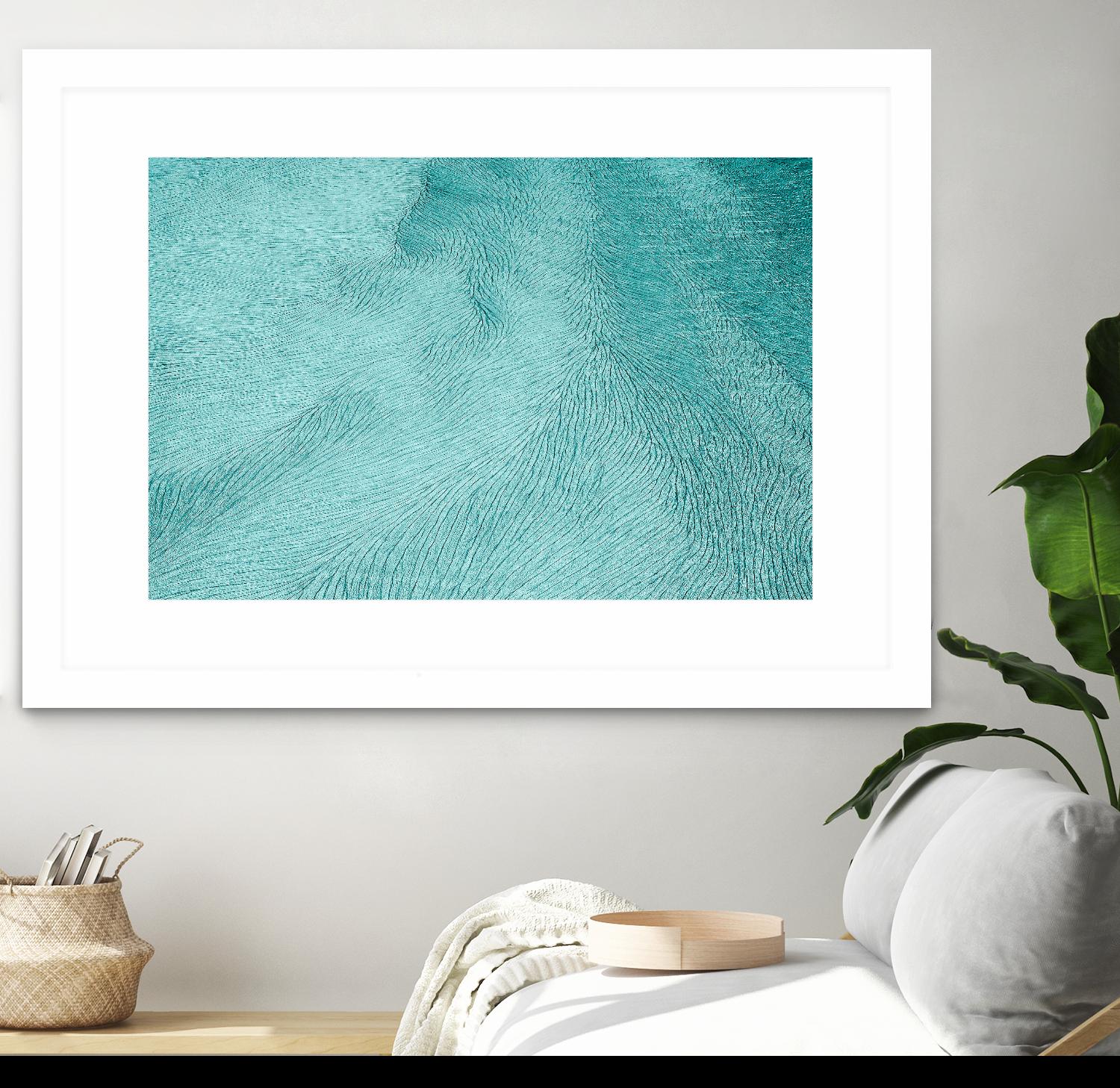 Cracks by Elena 1X on GIANT ART - blue landscape