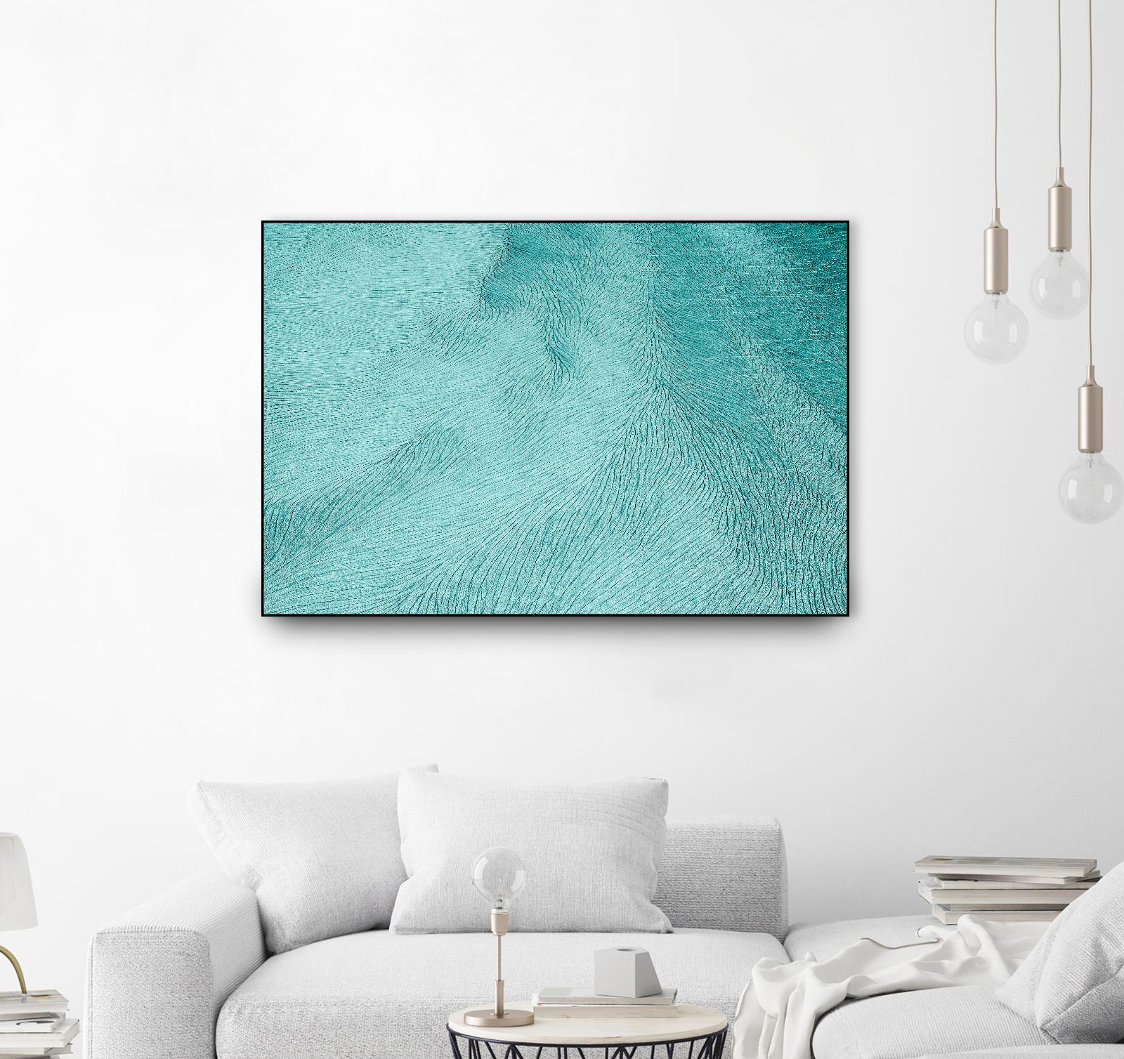 Cracks by Elena 1X on GIANT ART - blue landscape