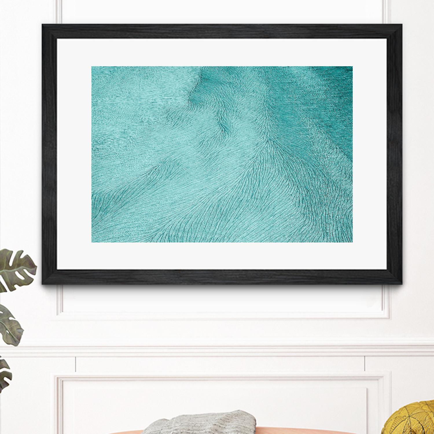 Cracks by Elena 1X on GIANT ART - blue landscape