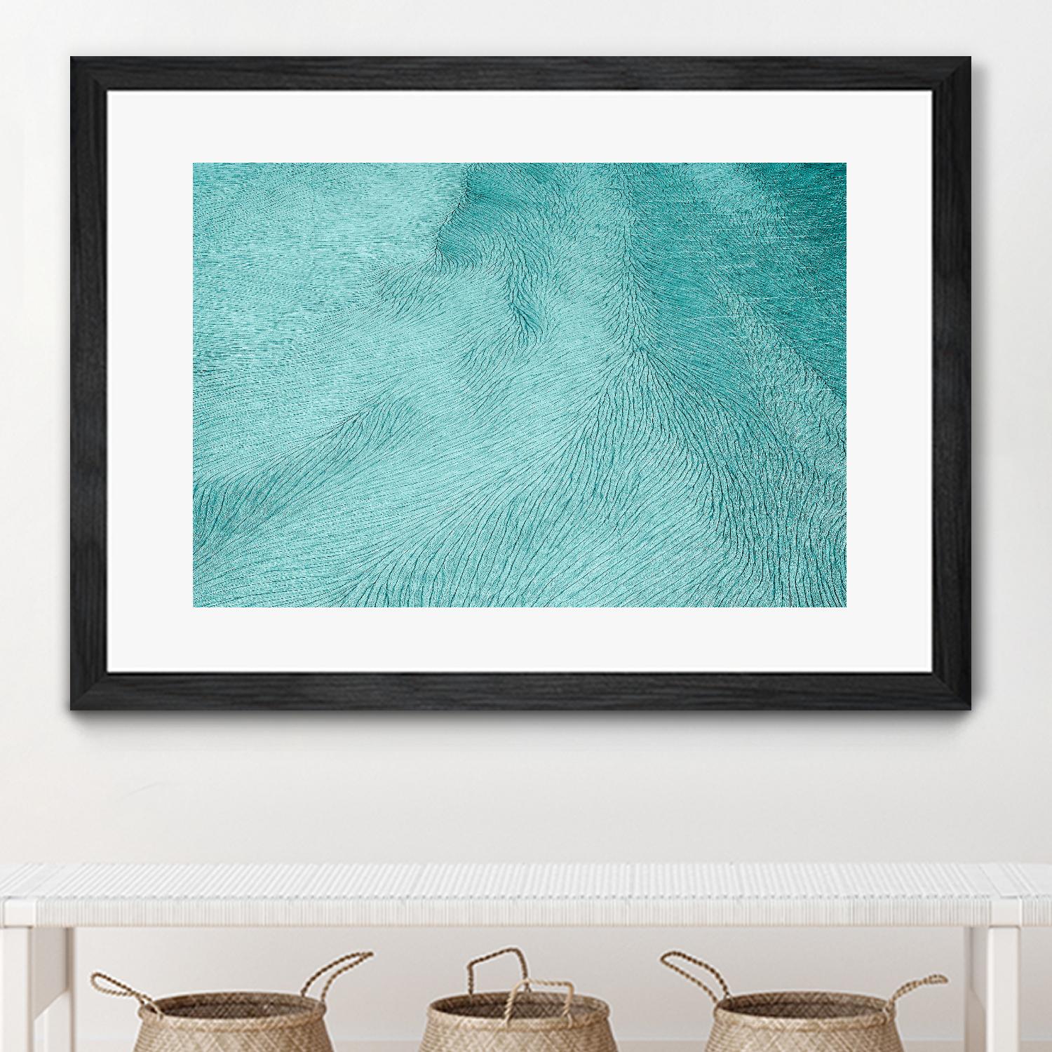 Cracks by Elena 1X on GIANT ART - blue landscape