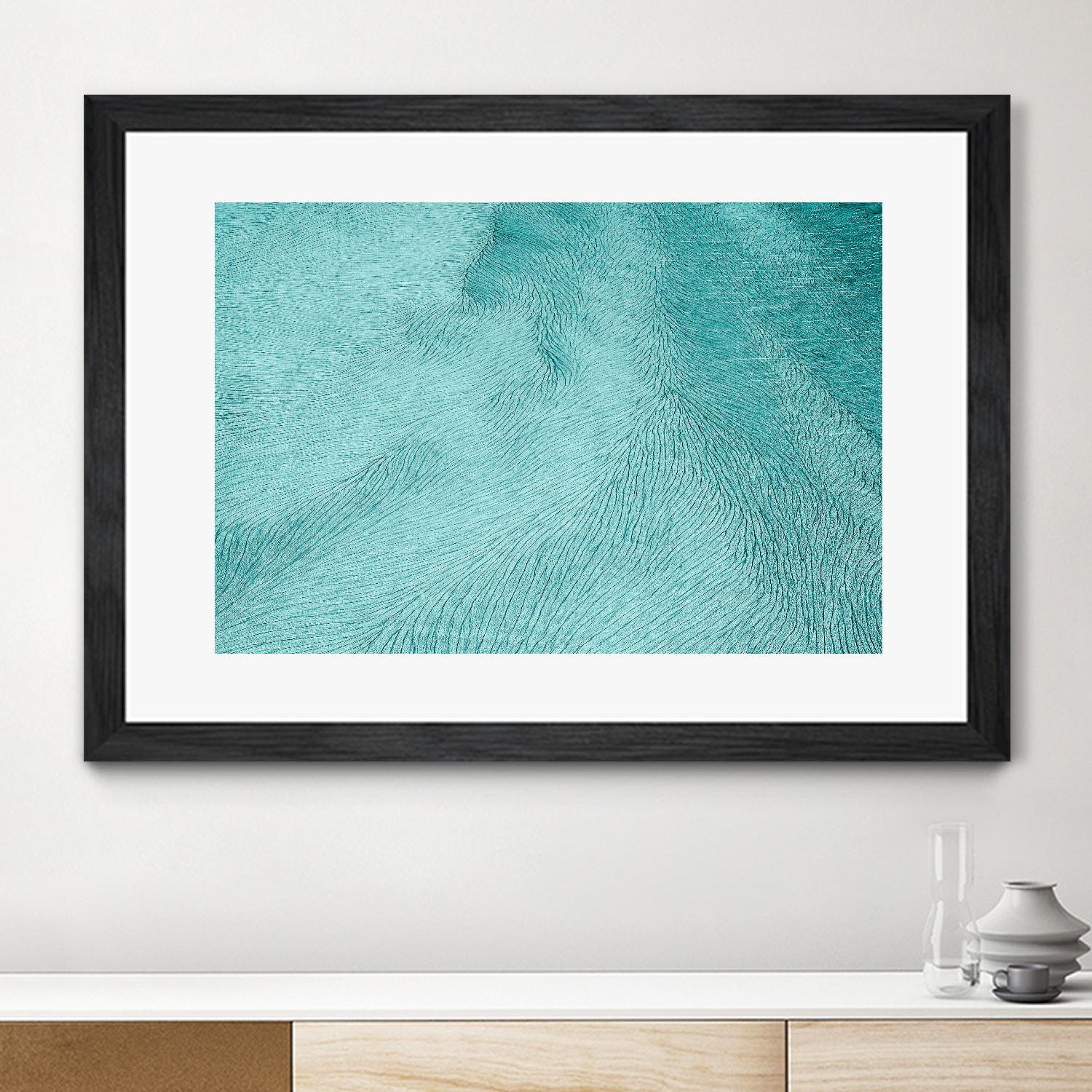 Cracks by Elena 1X on GIANT ART - blue landscape