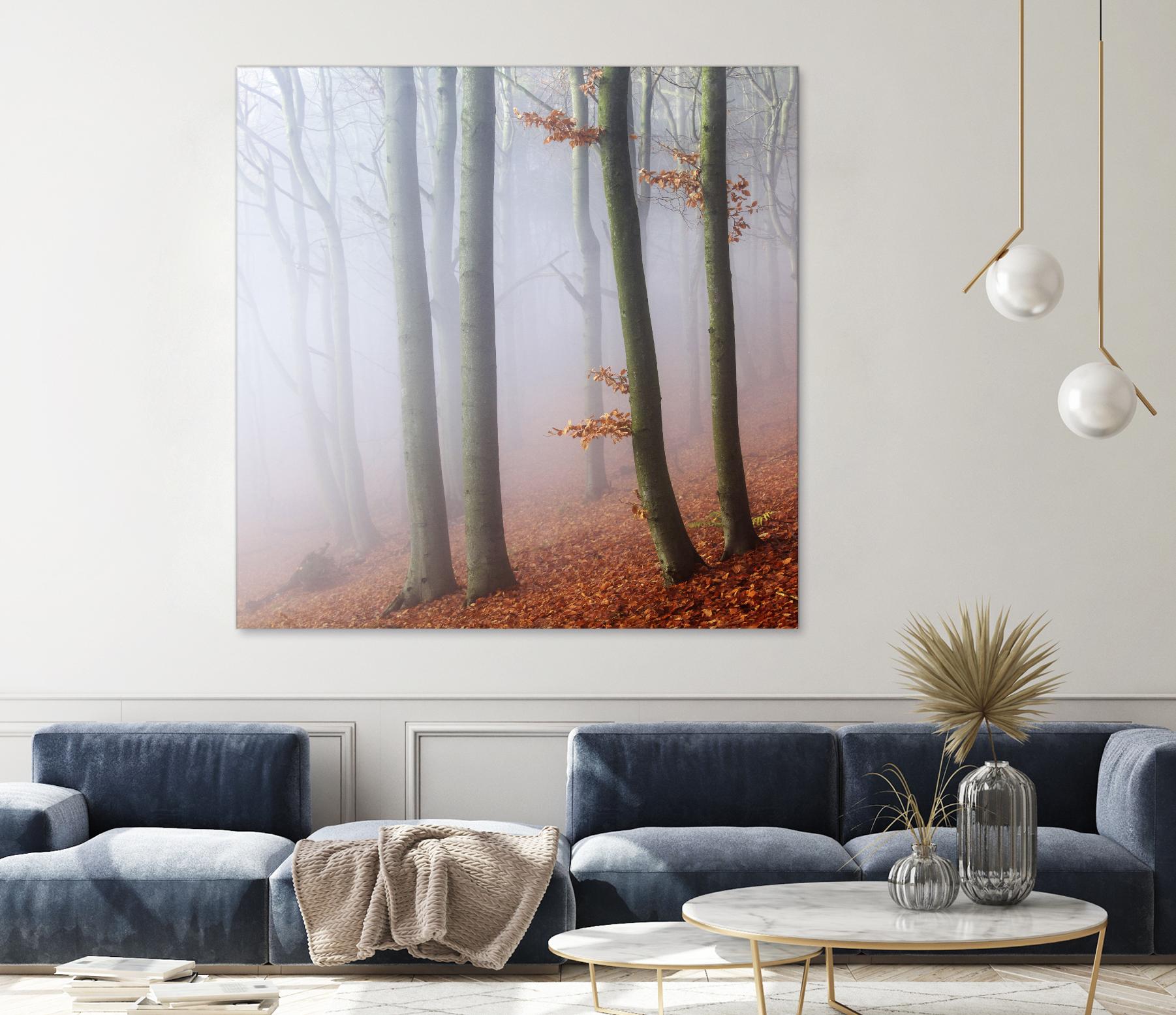 Fog by Popovsky 1X on GIANT ART - orange landscape