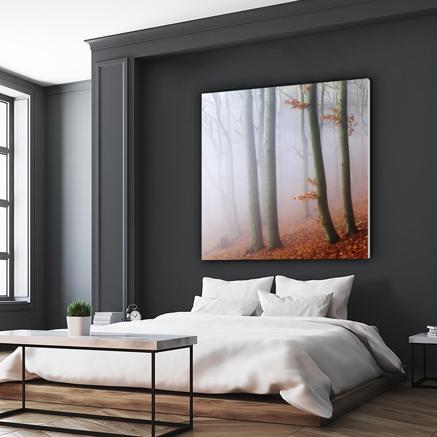 Fog by Popovsky 1X on GIANT ART - orange landscape