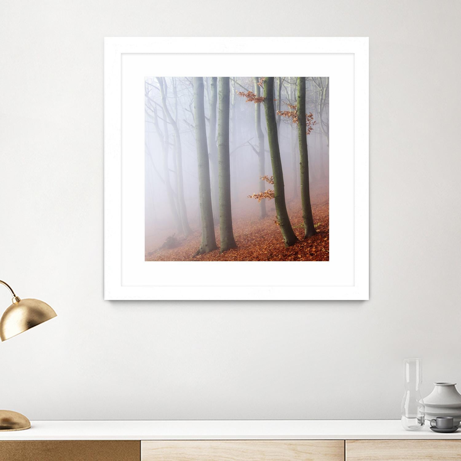 Fog by Popovsky 1X on GIANT ART - orange landscape