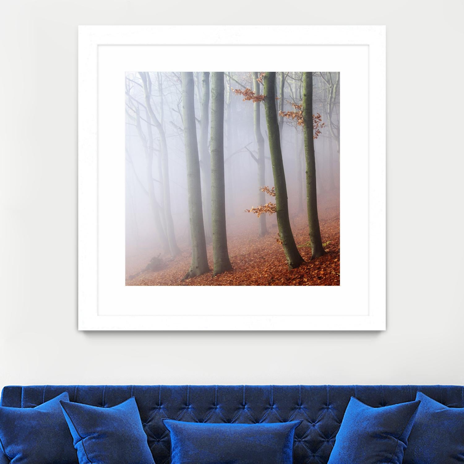 Fog by Popovsky 1X on GIANT ART - orange landscape