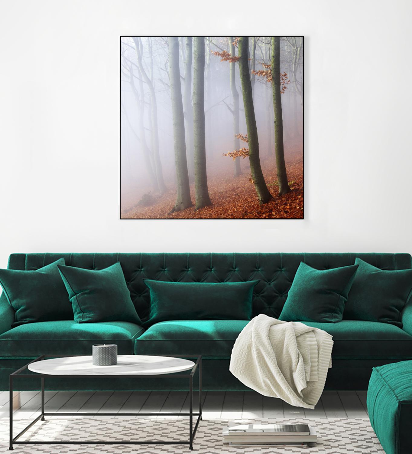 Fog by Popovsky 1X on GIANT ART - orange landscape