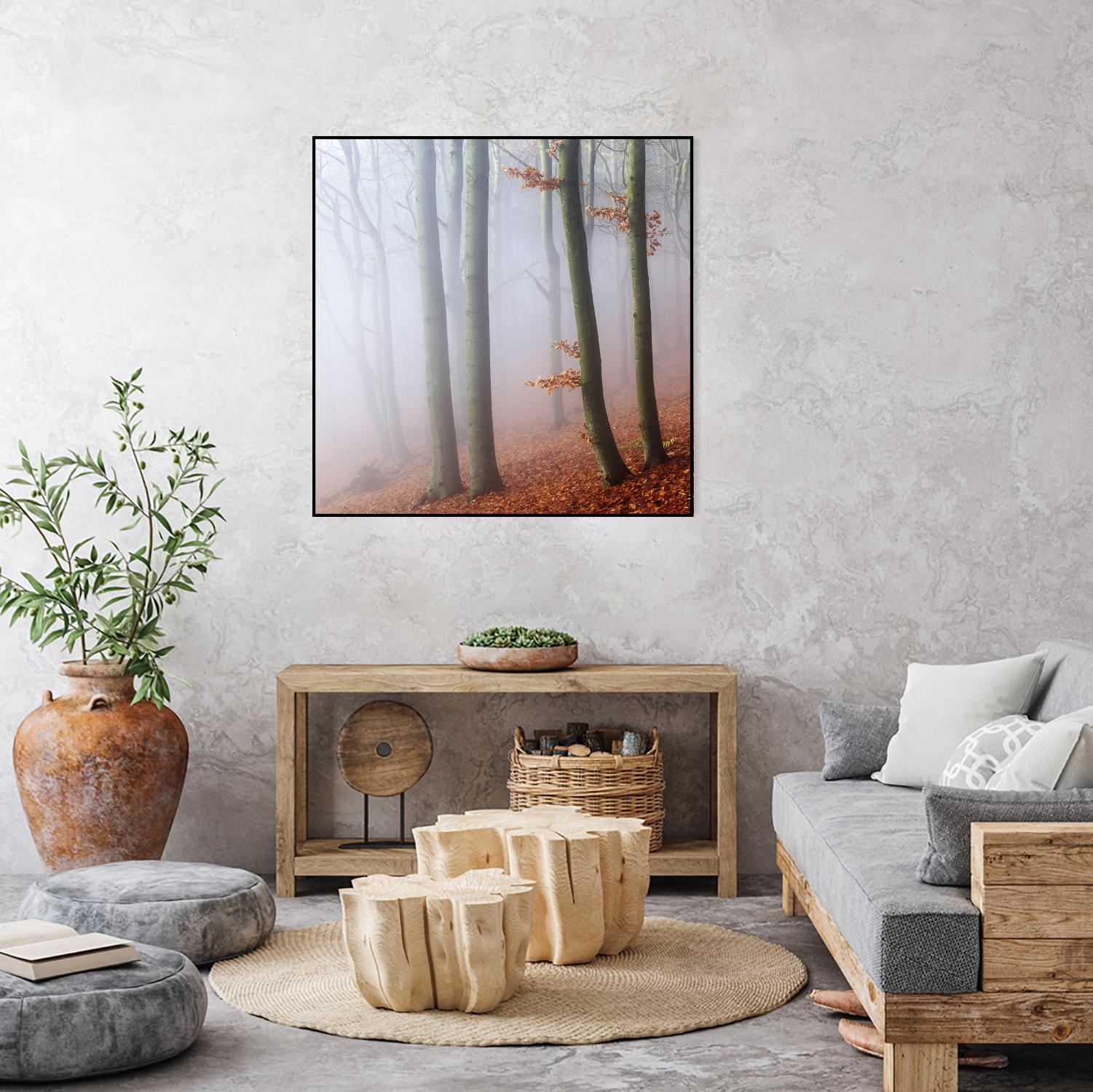 Fog by Popovsky 1X on GIANT ART - orange landscape