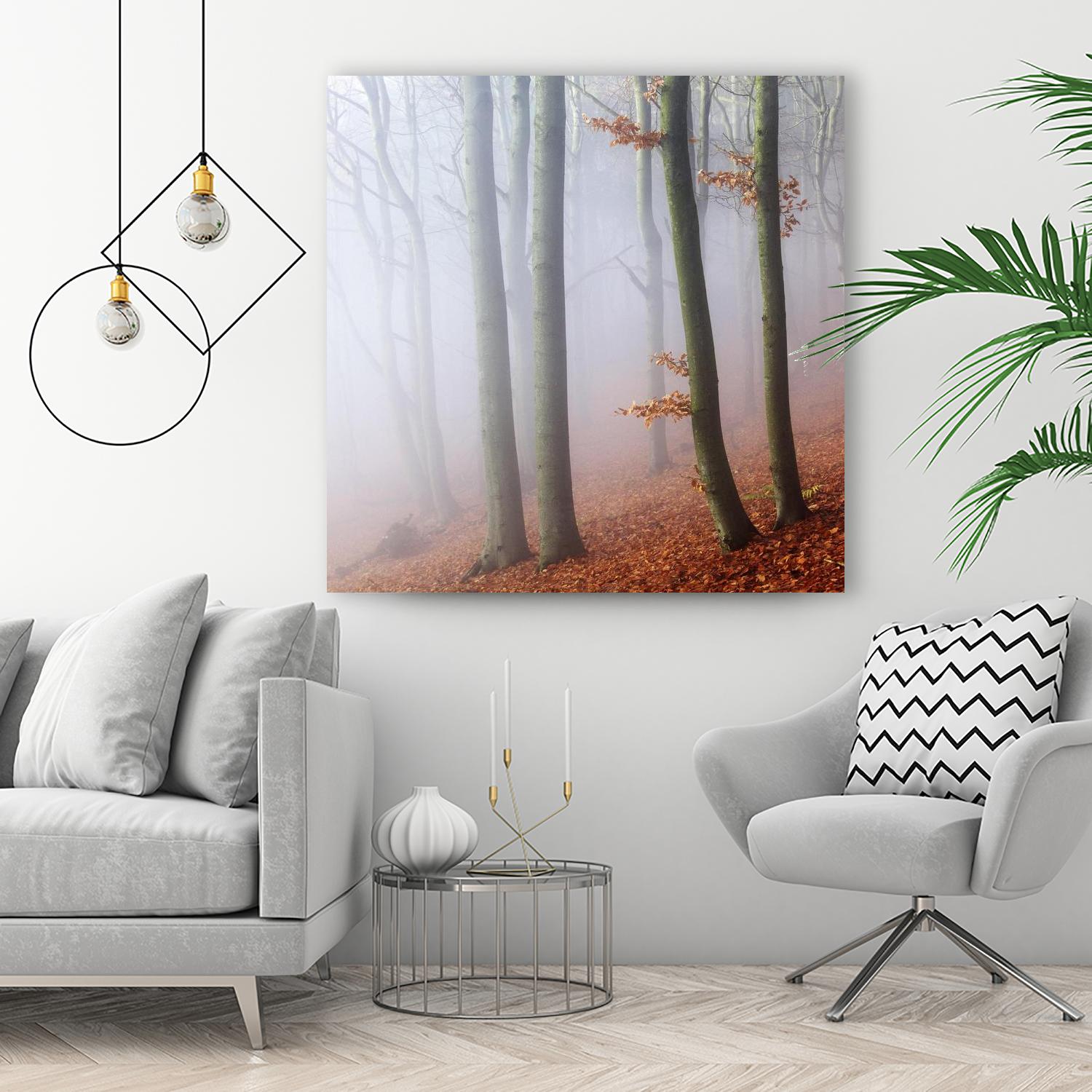 Fog by Popovsky 1X on GIANT ART - orange landscape