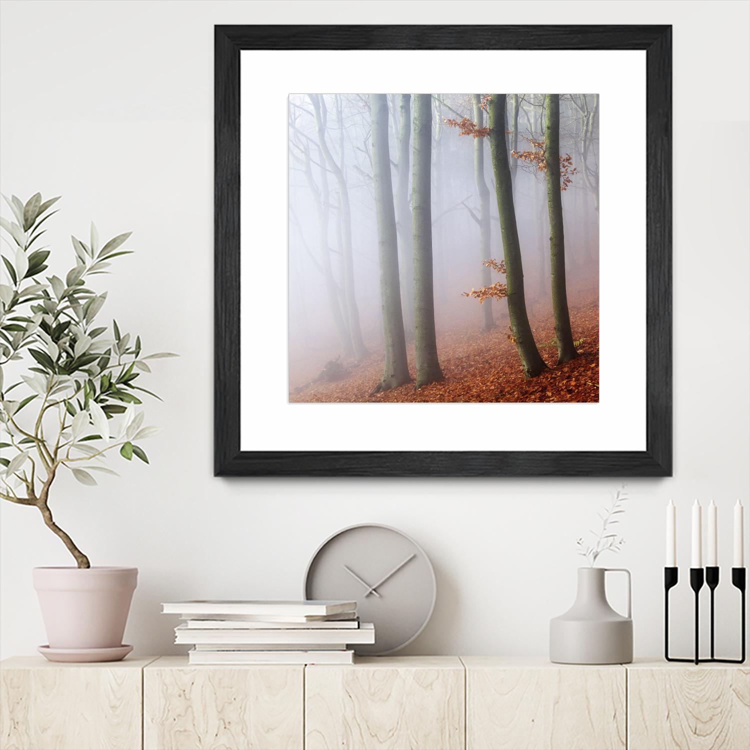 Fog by Popovsky 1X on GIANT ART - orange landscape