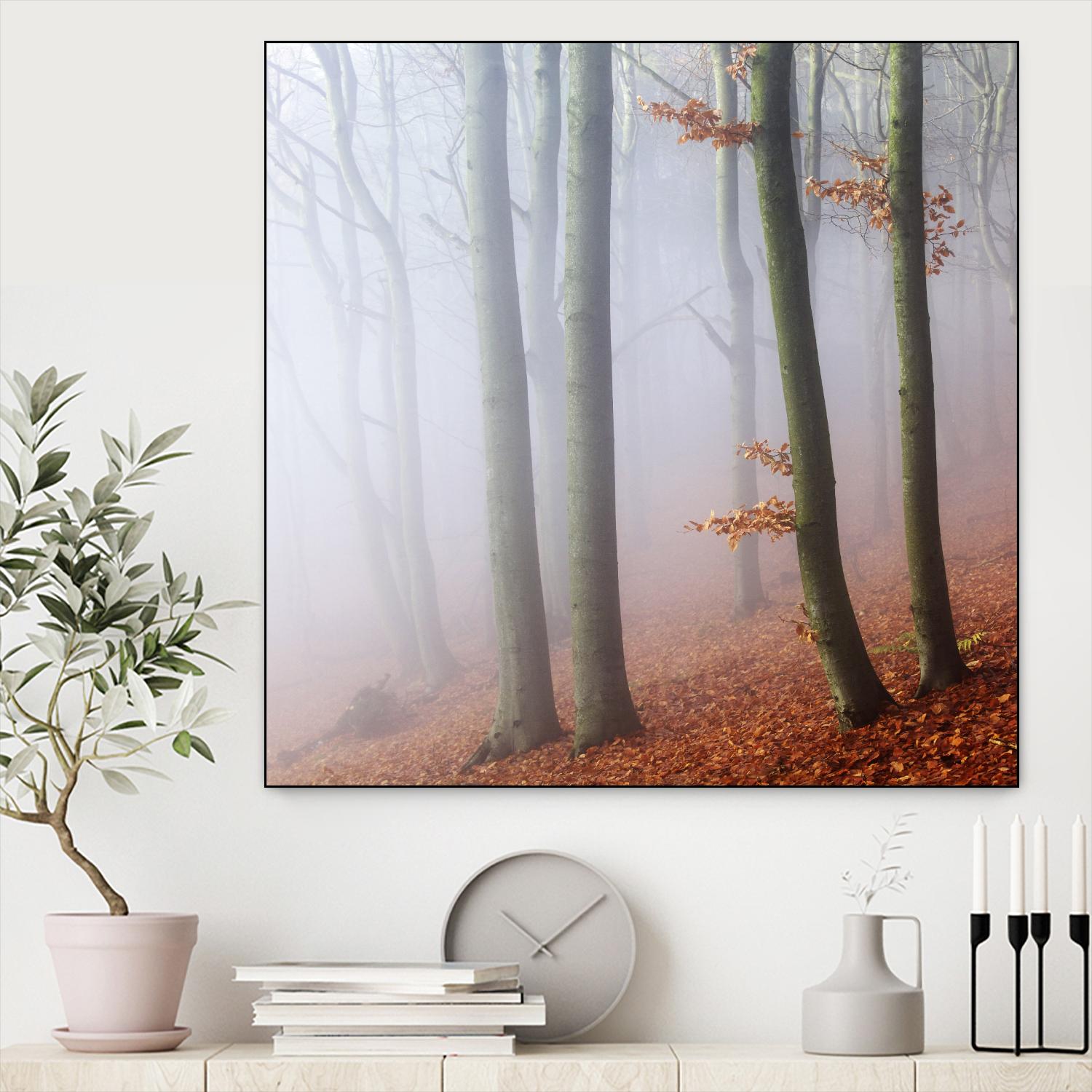 Fog by Popovsky 1X on GIANT ART - orange landscape