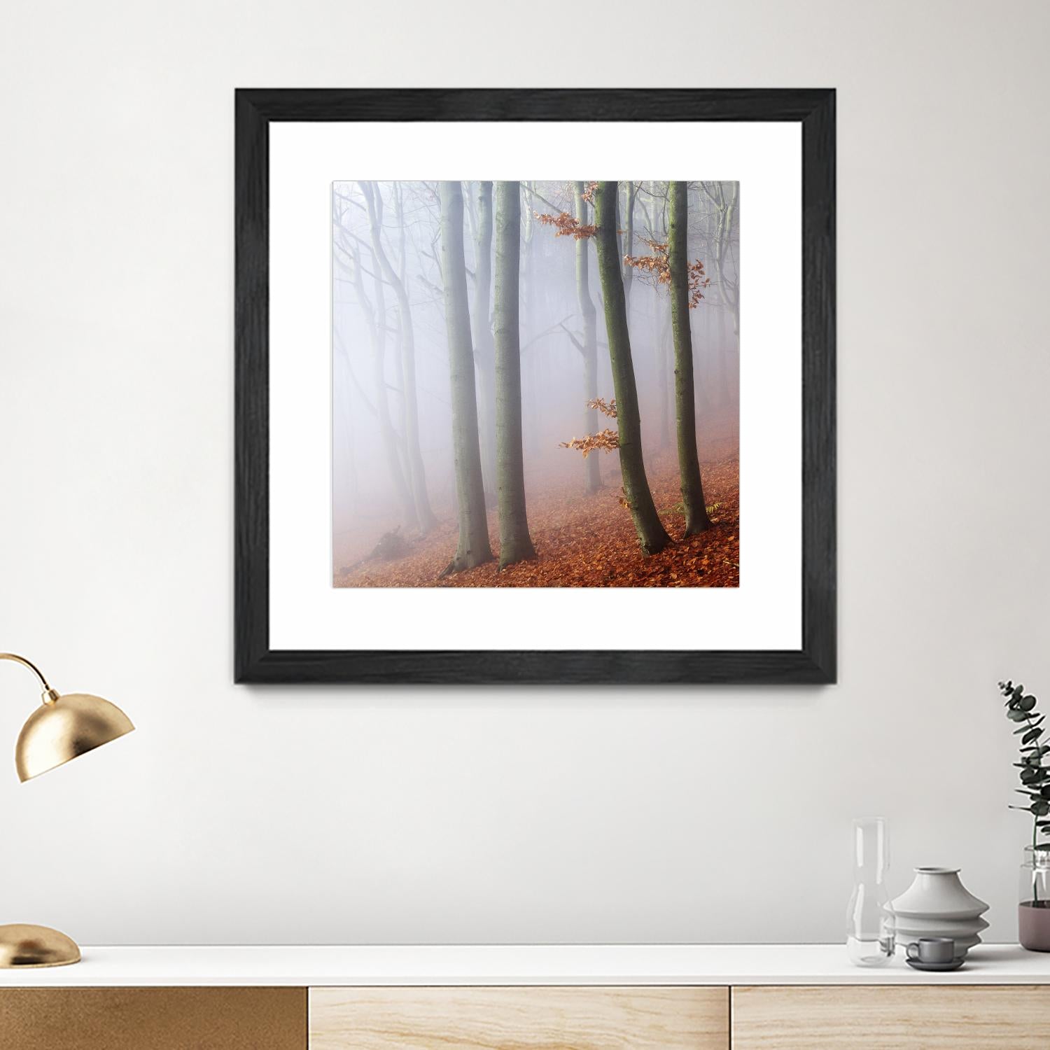 Fog by Popovsky 1X on GIANT ART - orange landscape