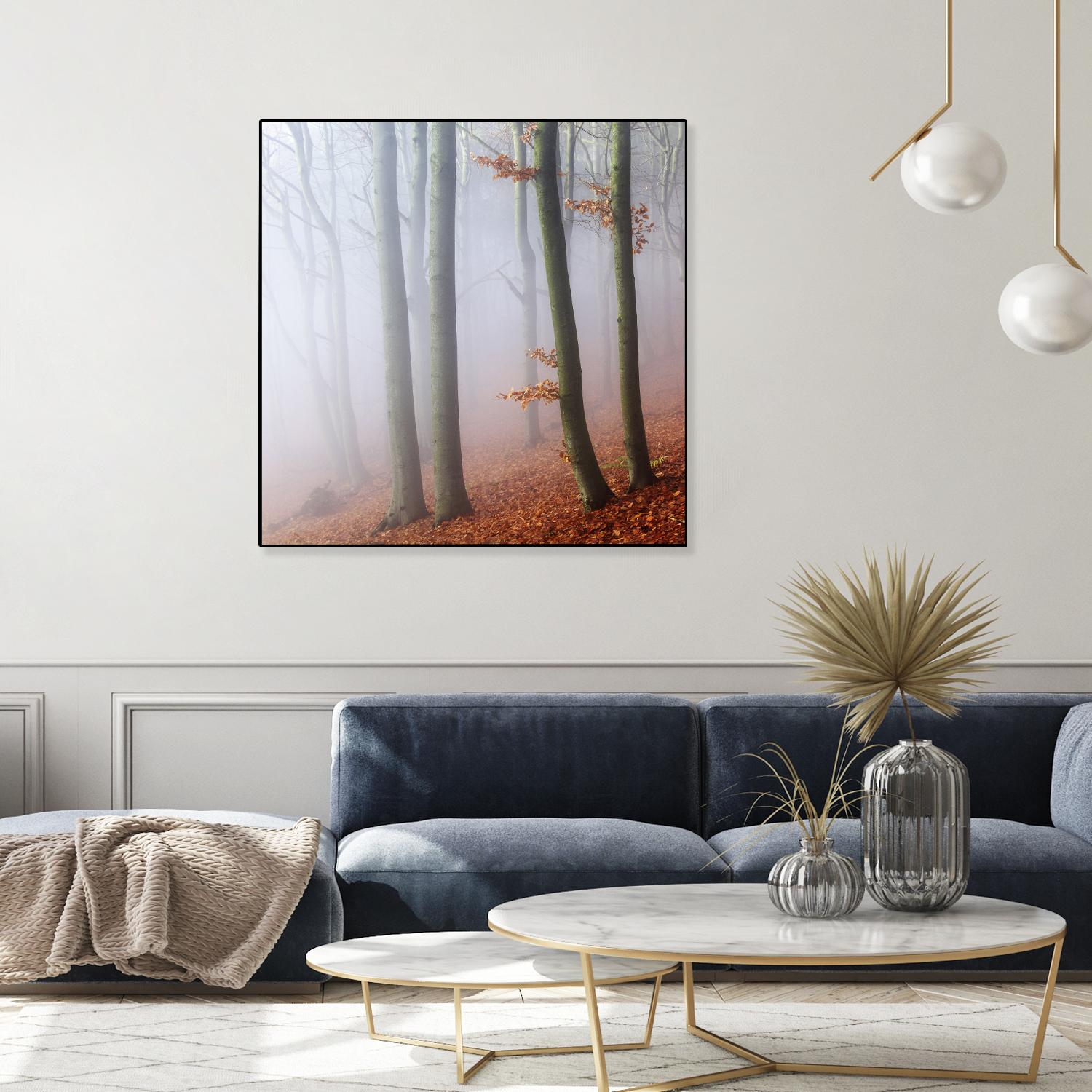 Fog by Popovsky 1X on GIANT ART - orange landscape