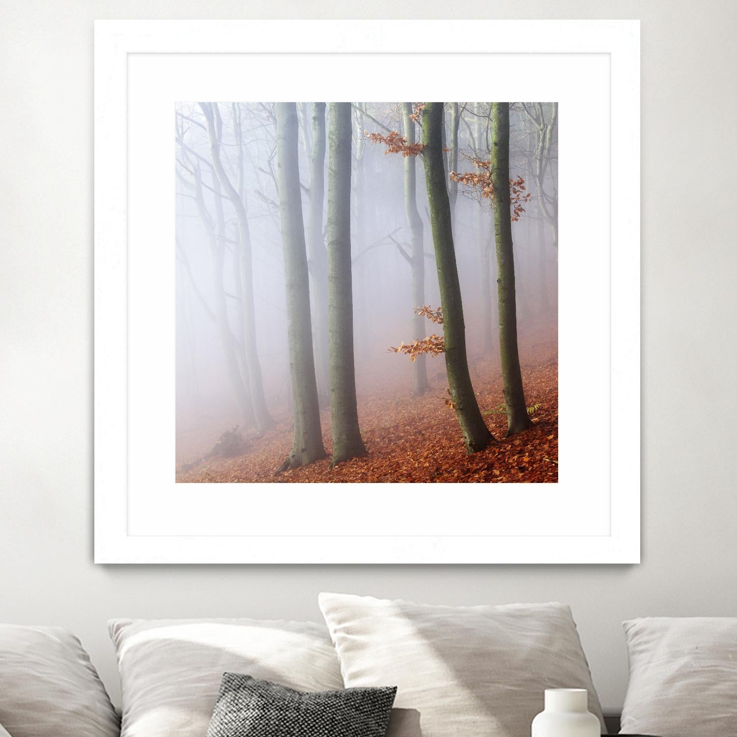 Fog by Popovsky 1X on GIANT ART - orange landscape