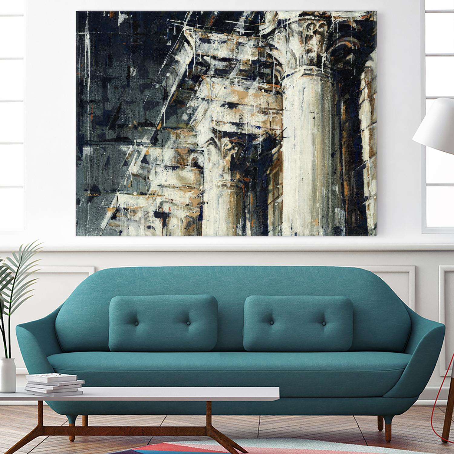 Corinthian I by Anya Doug on GIANT ART - white architectural