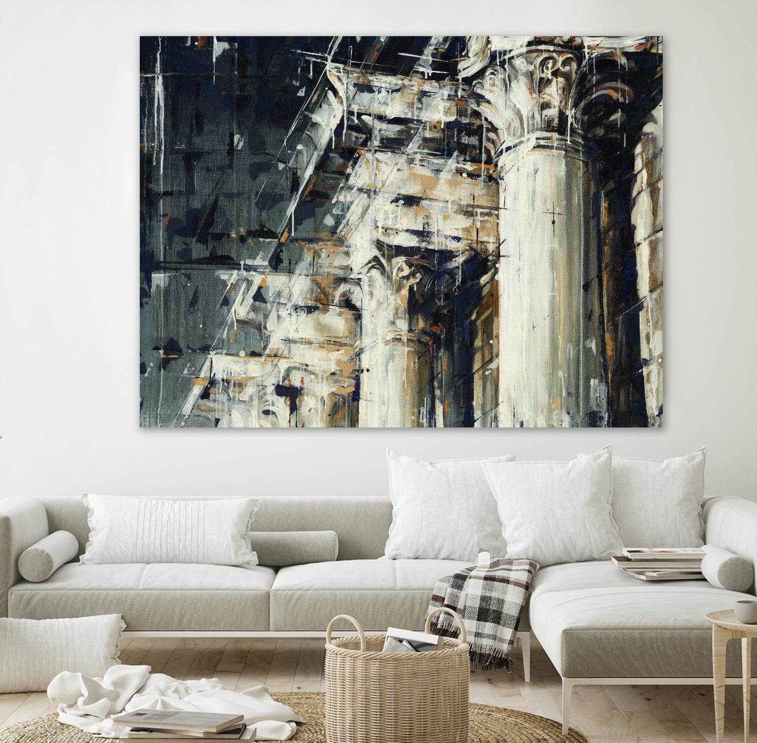 Corinthian I by Anya Doug on GIANT ART - white architectural