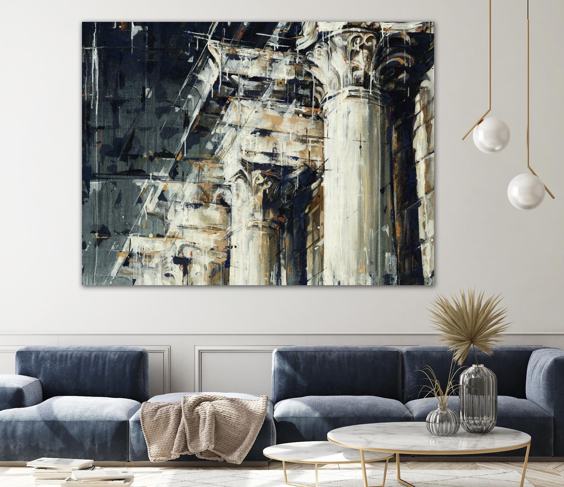 Corinthian I by Anya Doug on GIANT ART - white architectural