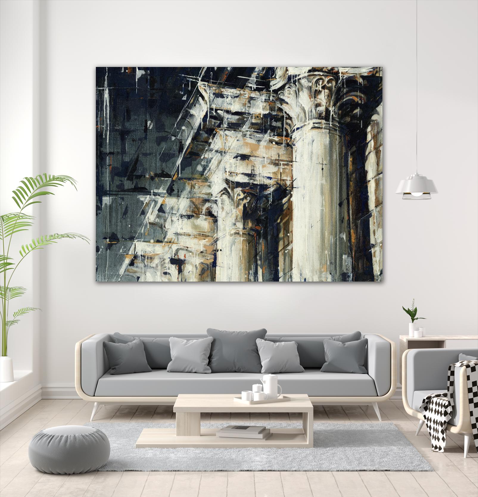 Corinthian I by Anya Doug on GIANT ART - white architectural