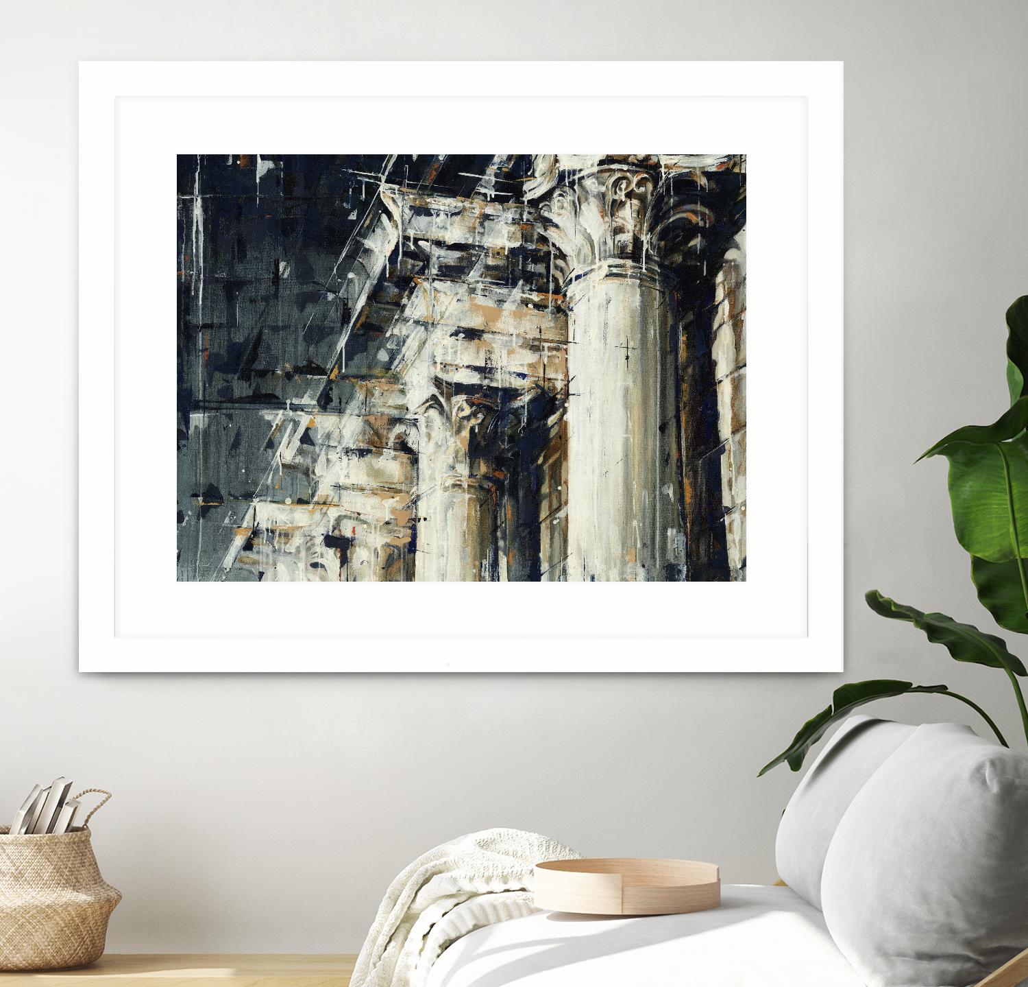 Corinthian I by Anya Doug on GIANT ART - white architectural