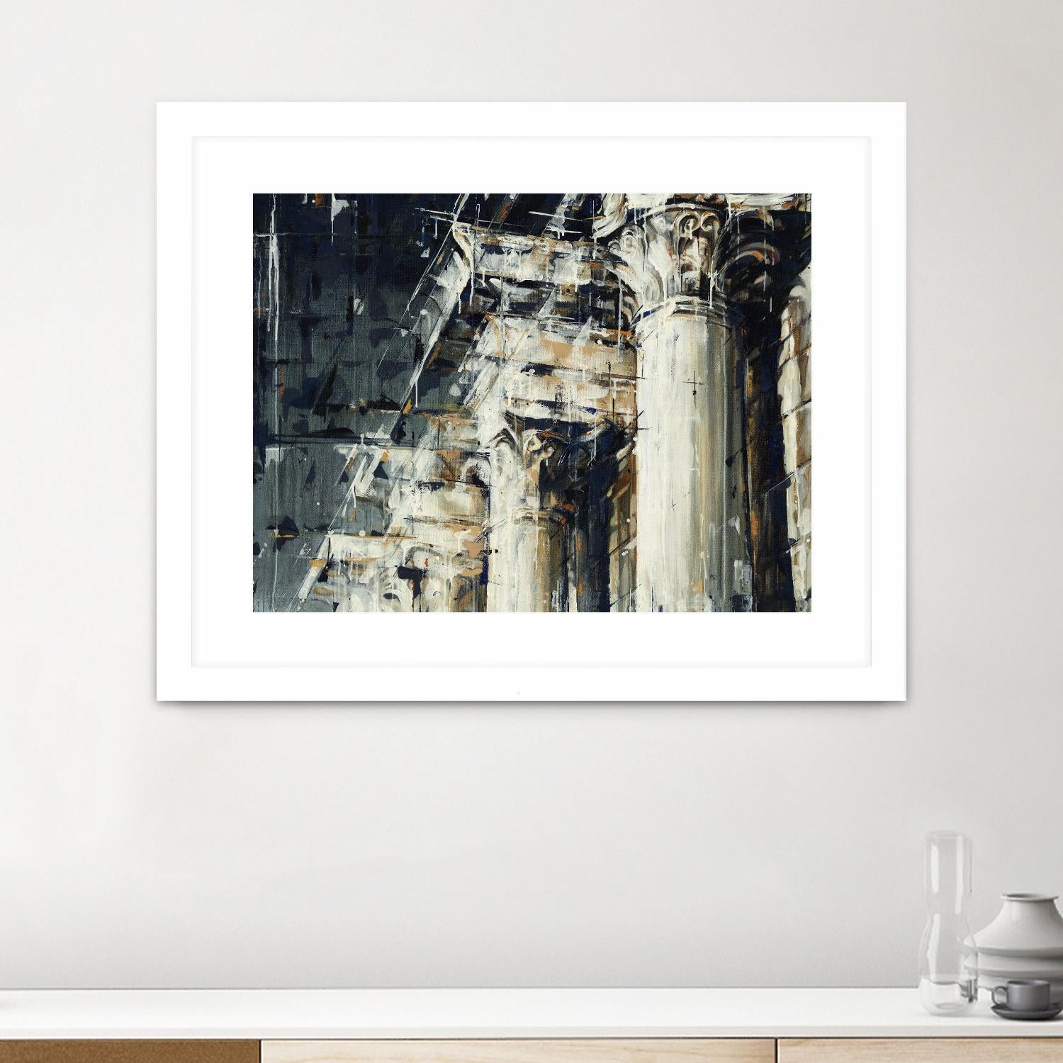 Corinthian I by Anya Doug on GIANT ART - white architectural