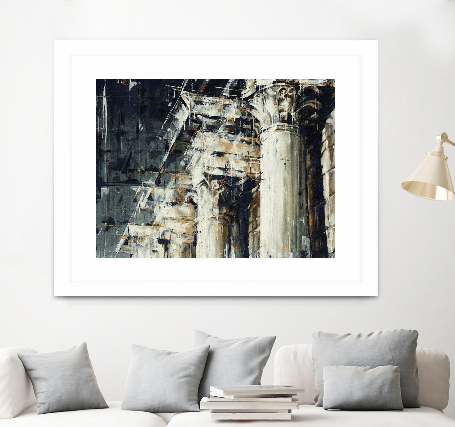 Corinthian I by Anya Doug on GIANT ART - white architectural