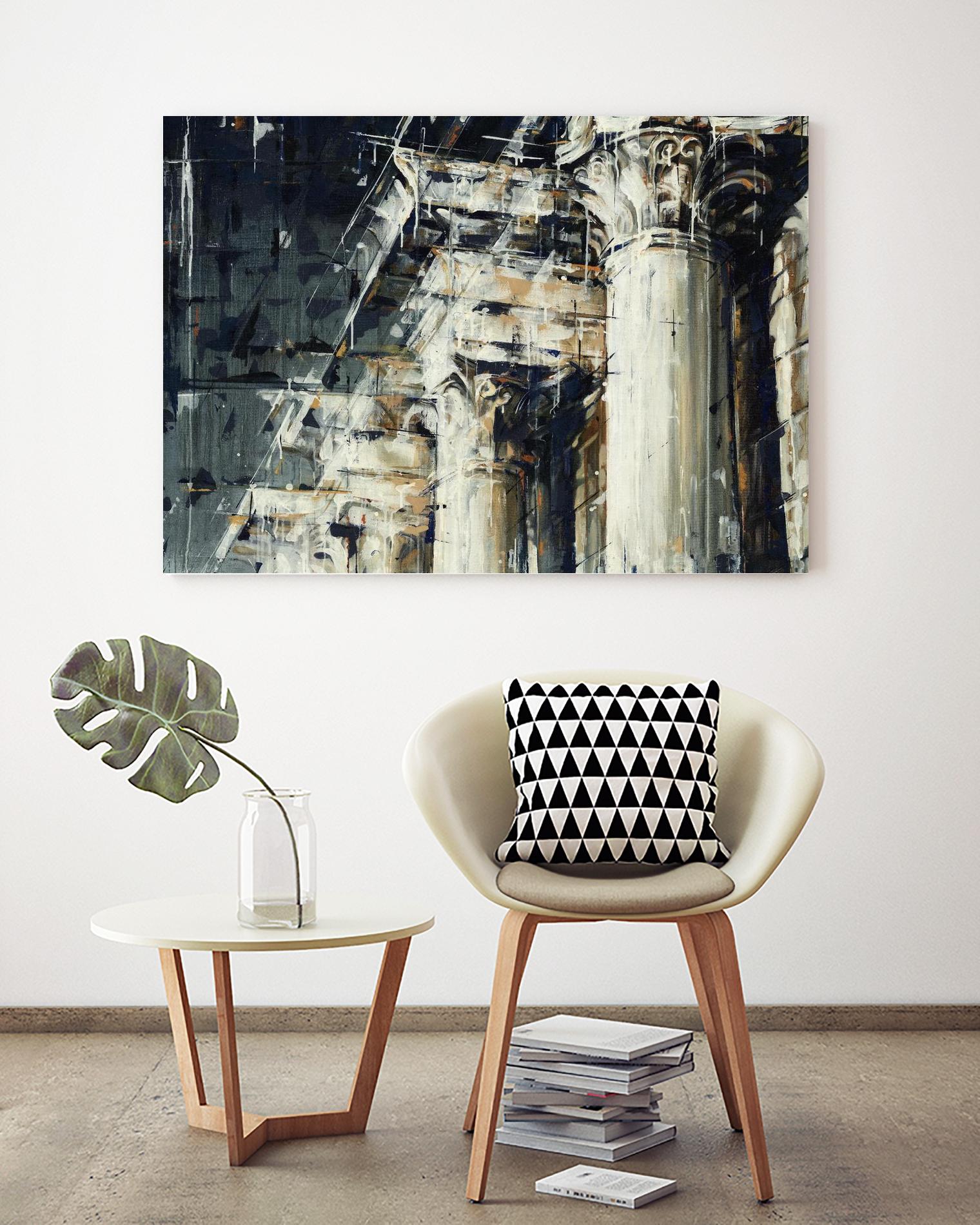 Corinthian I by Anya Doug on GIANT ART - white architectural