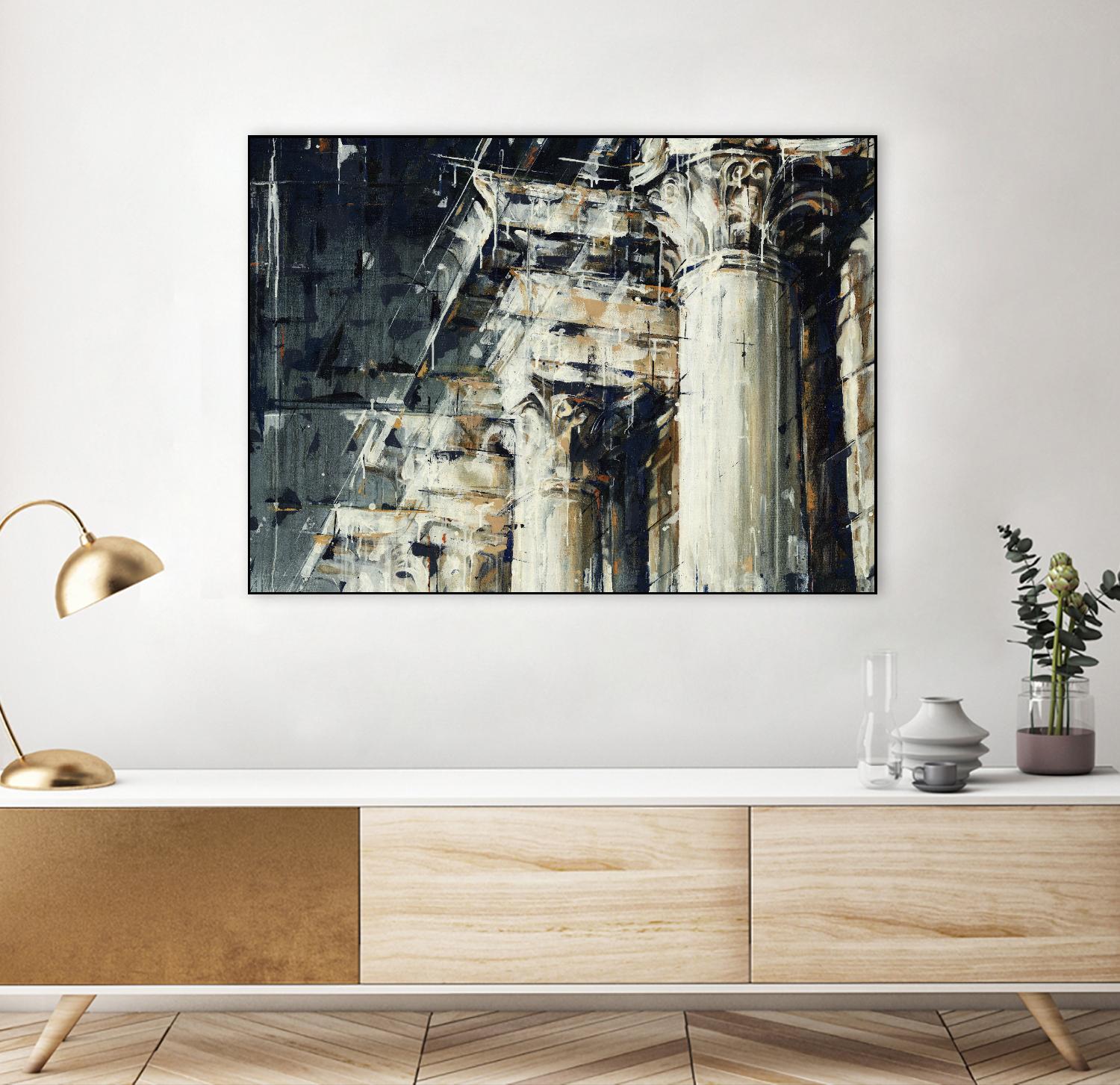 Corinthian I by Anya Doug on GIANT ART - white architectural