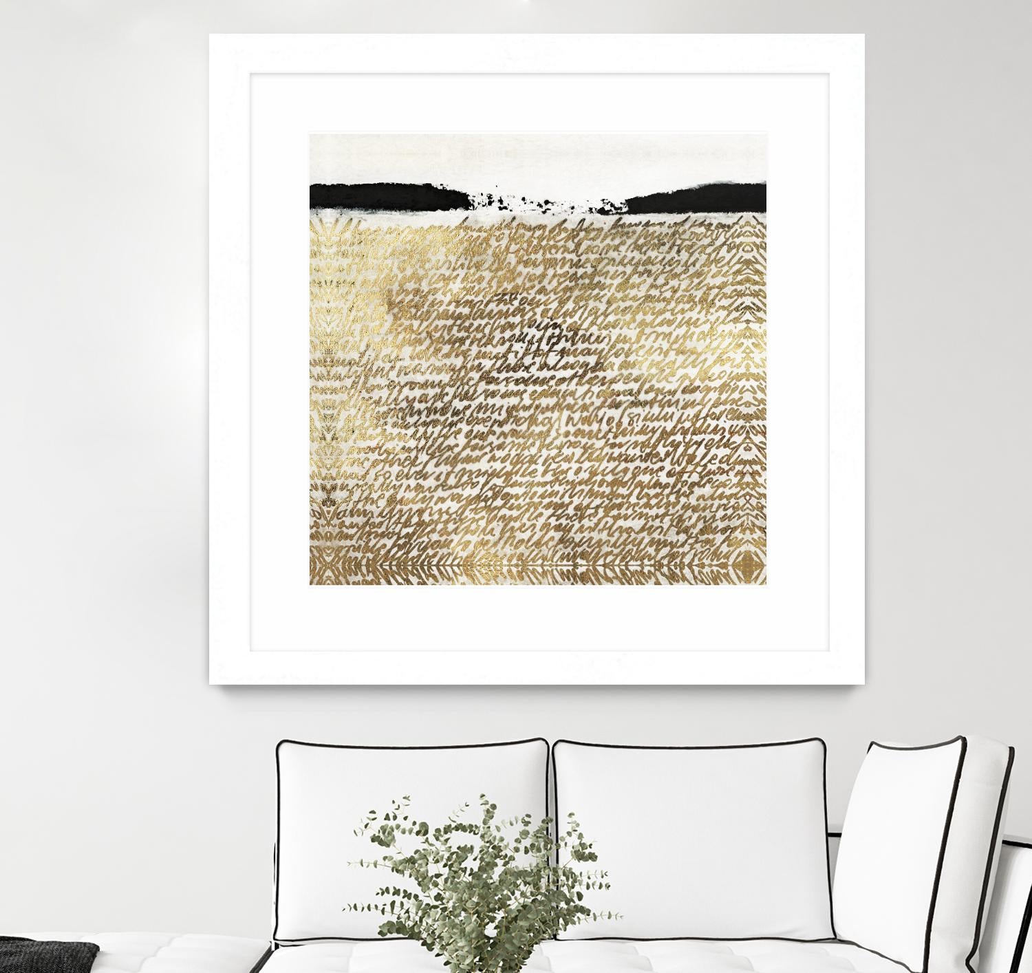 Sequence I by Jadwiga Jarosiewicz on GIANT ART - black abstract