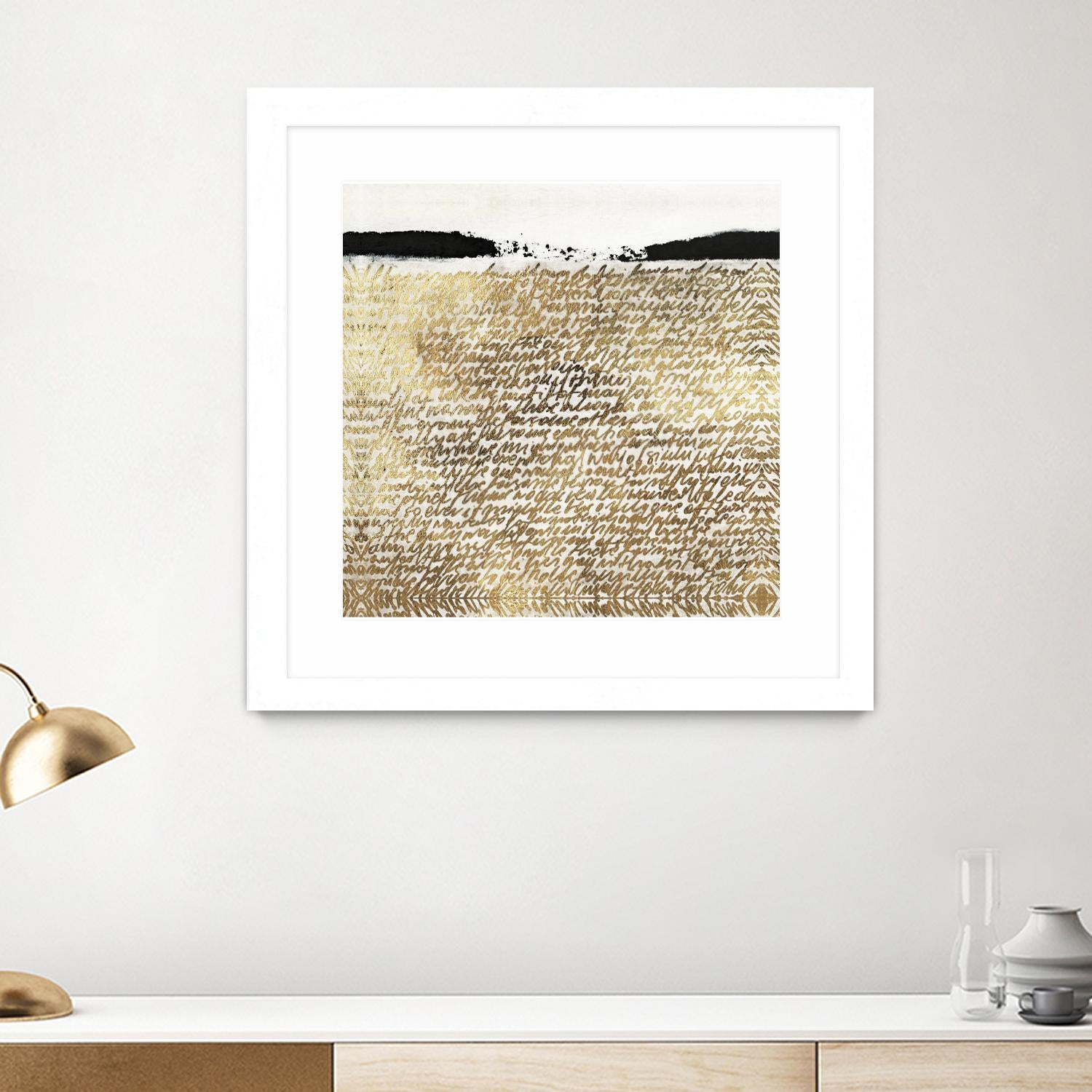 Sequence I by Jadwiga Jarosiewicz on GIANT ART - black abstract