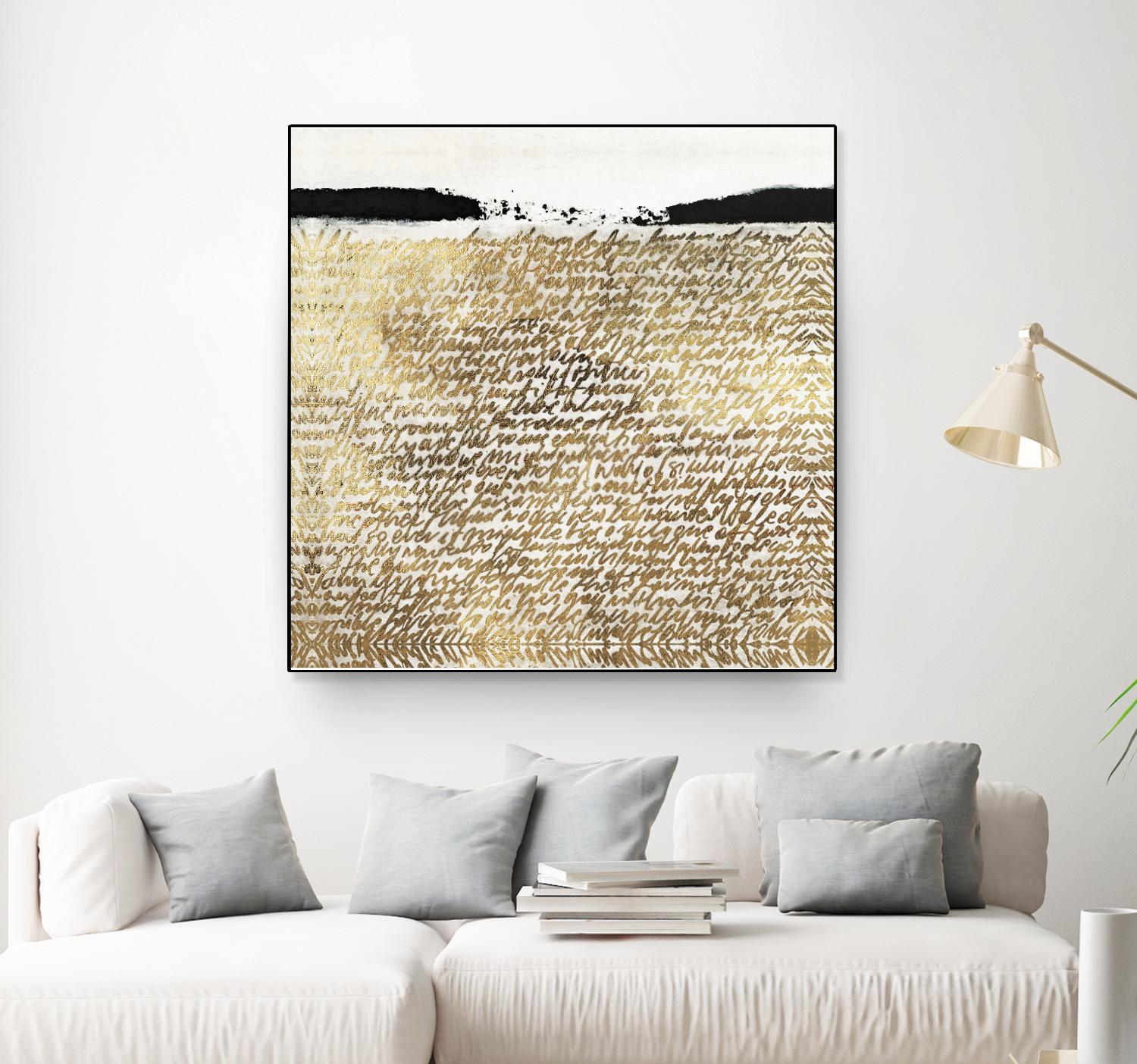 Sequence I by Jadwiga Jarosiewicz on GIANT ART - black abstract