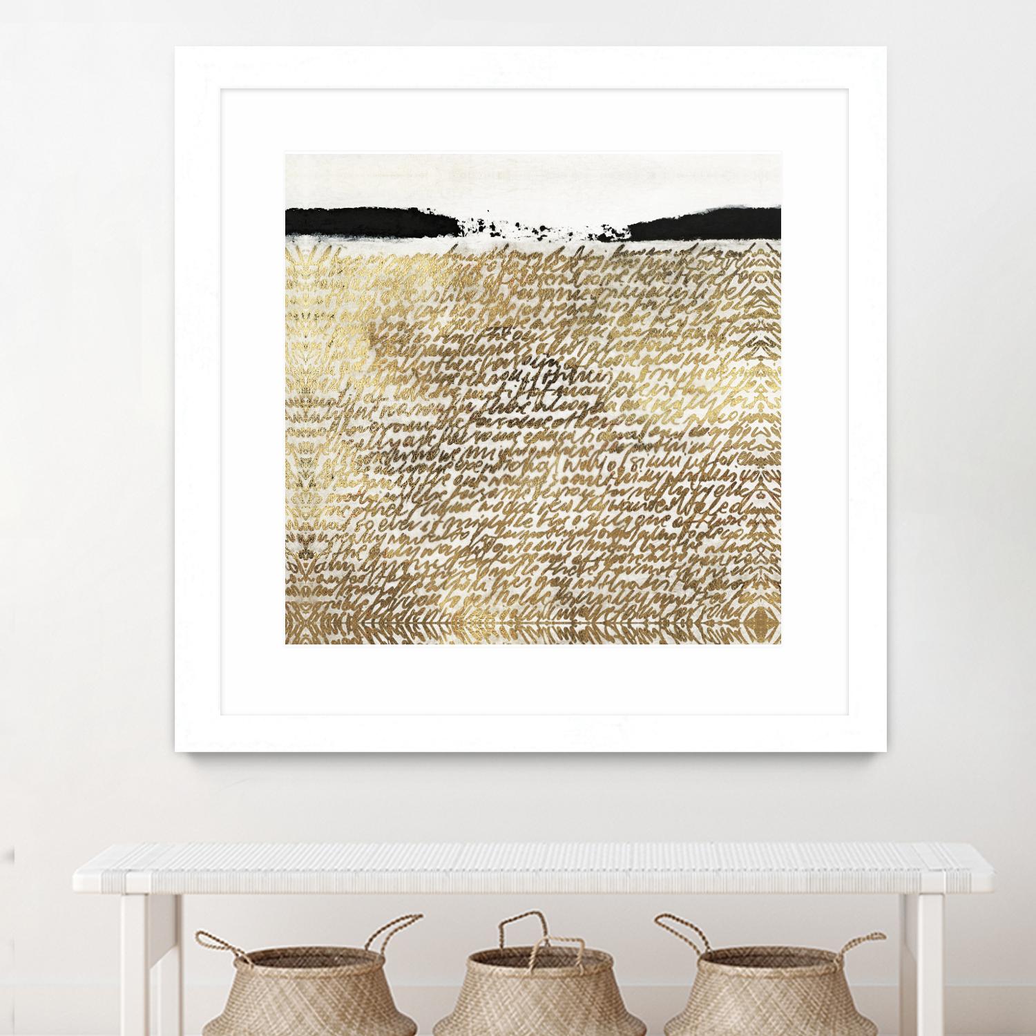 Sequence I by Jadwiga Jarosiewicz on GIANT ART - black abstract