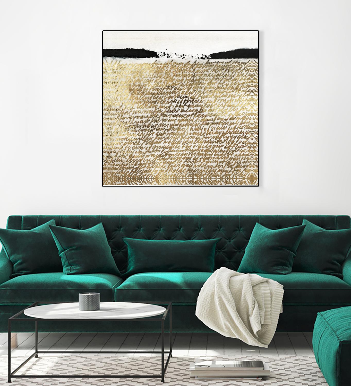 Sequence I by Jadwiga Jarosiewicz on GIANT ART - black abstract