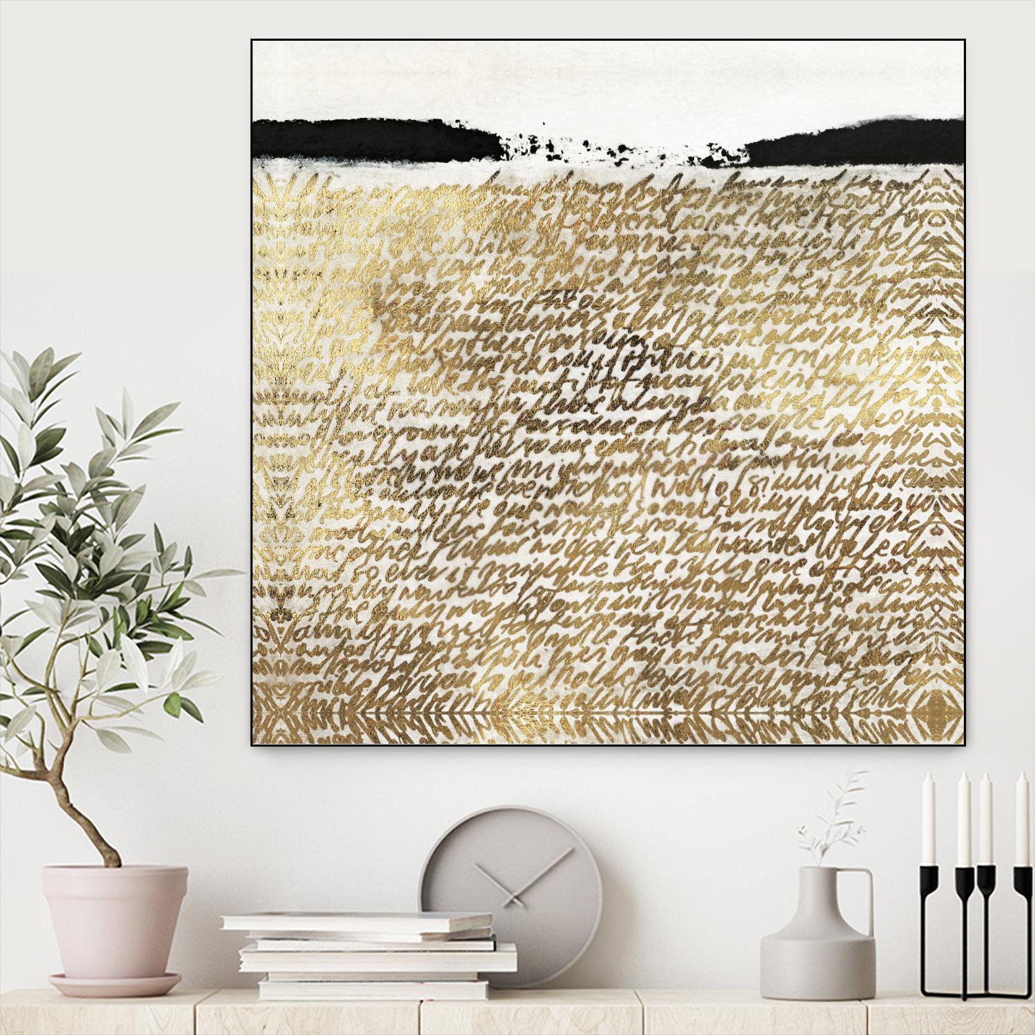 Sequence I by Jadwiga Jarosiewicz on GIANT ART - black abstract