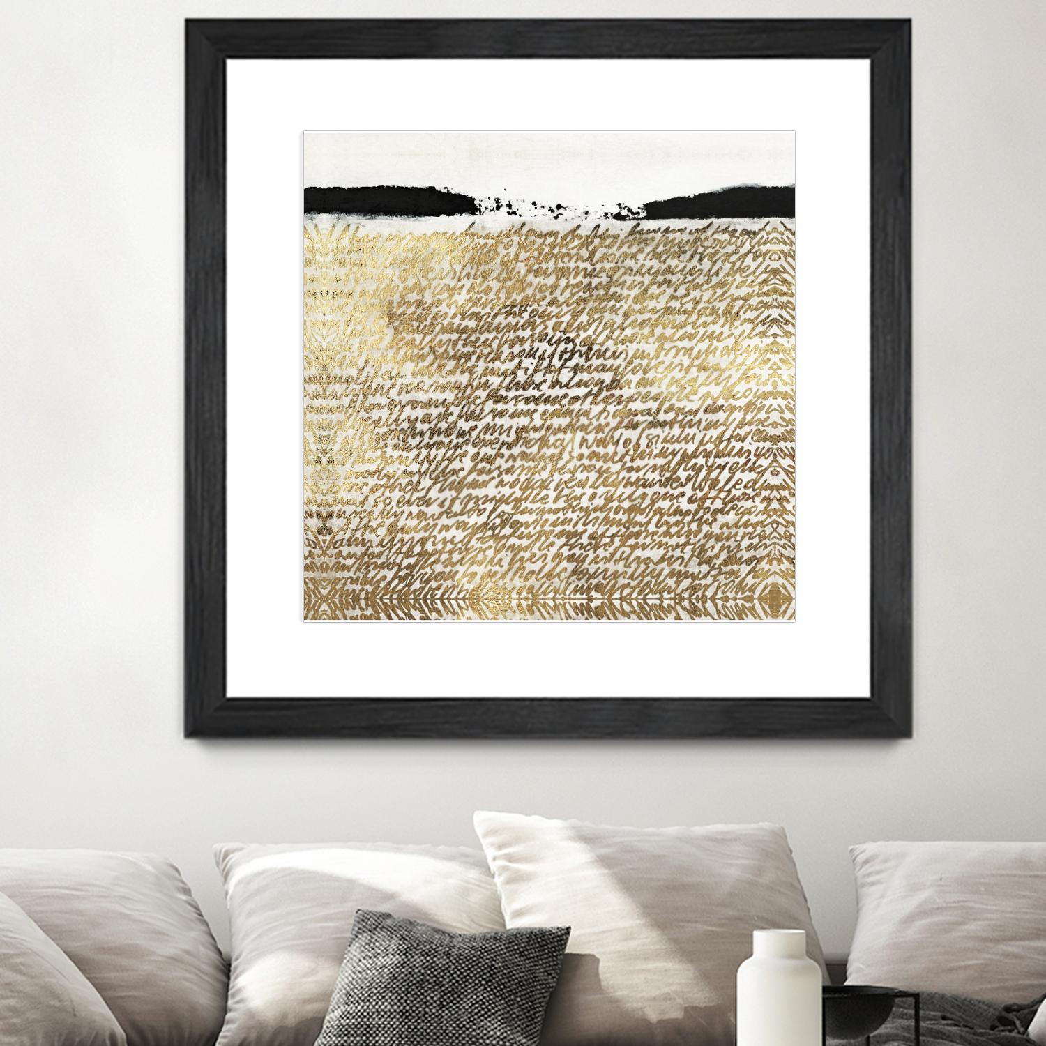 Sequence I by Jadwiga Jarosiewicz on GIANT ART - black abstract