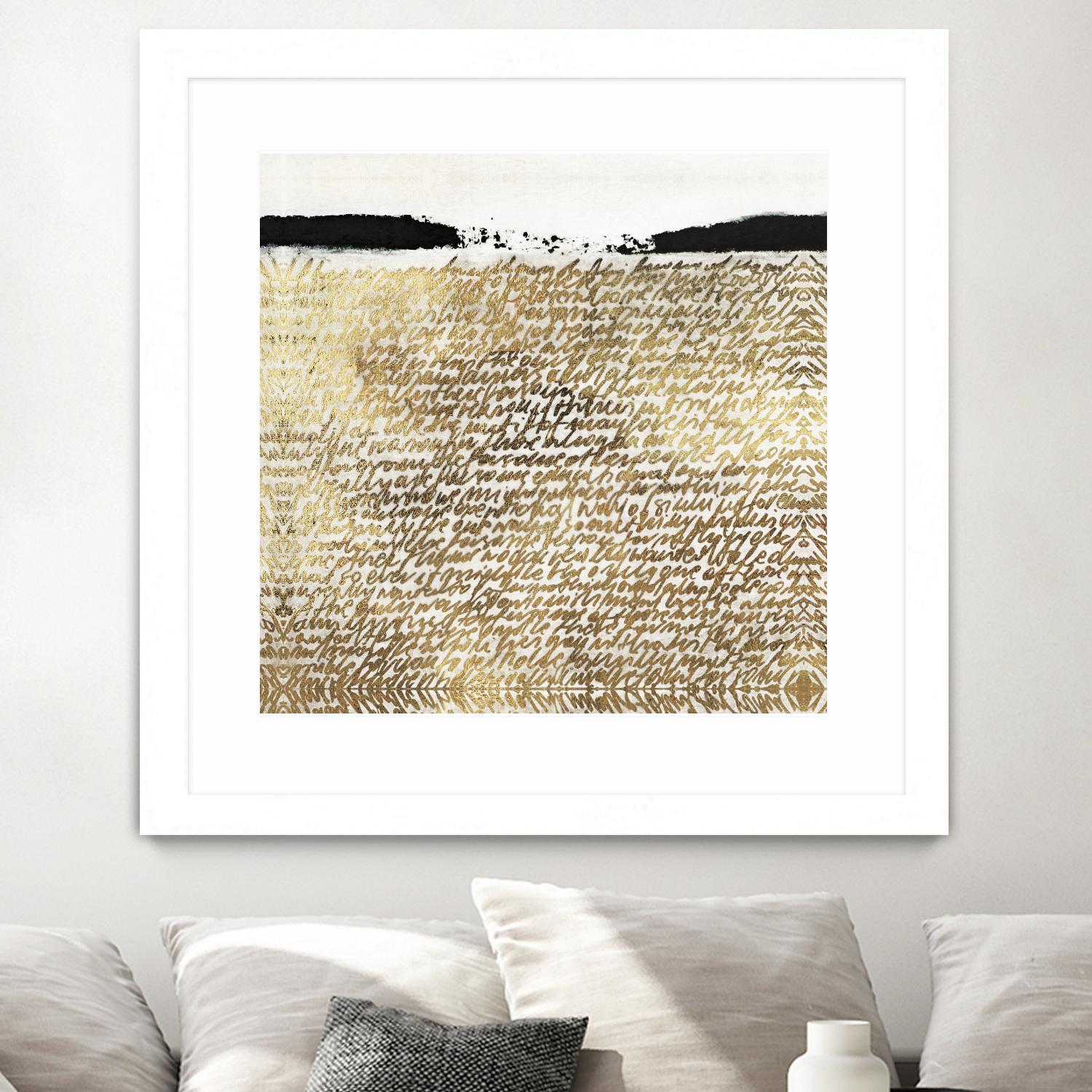 Sequence I by Jadwiga Jarosiewicz on GIANT ART - black abstract