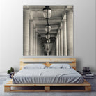 Corridor I by YK Studio on GIANT ART - black architectural perspective