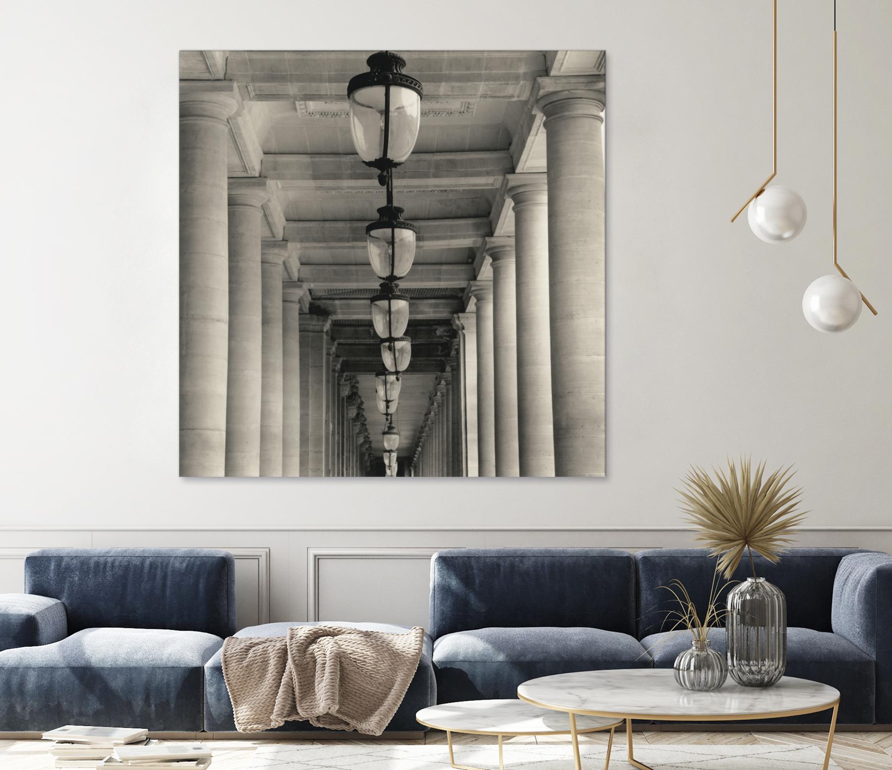 Corridor I by YK Studio on GIANT ART - black architectural perspective