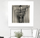 Corridor I by YK Studio on GIANT ART - black architectural perspective