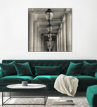 Corridor I by YK Studio on GIANT ART - black architectural perspective