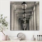 Corridor I by YK Studio on GIANT ART - black architectural perspective